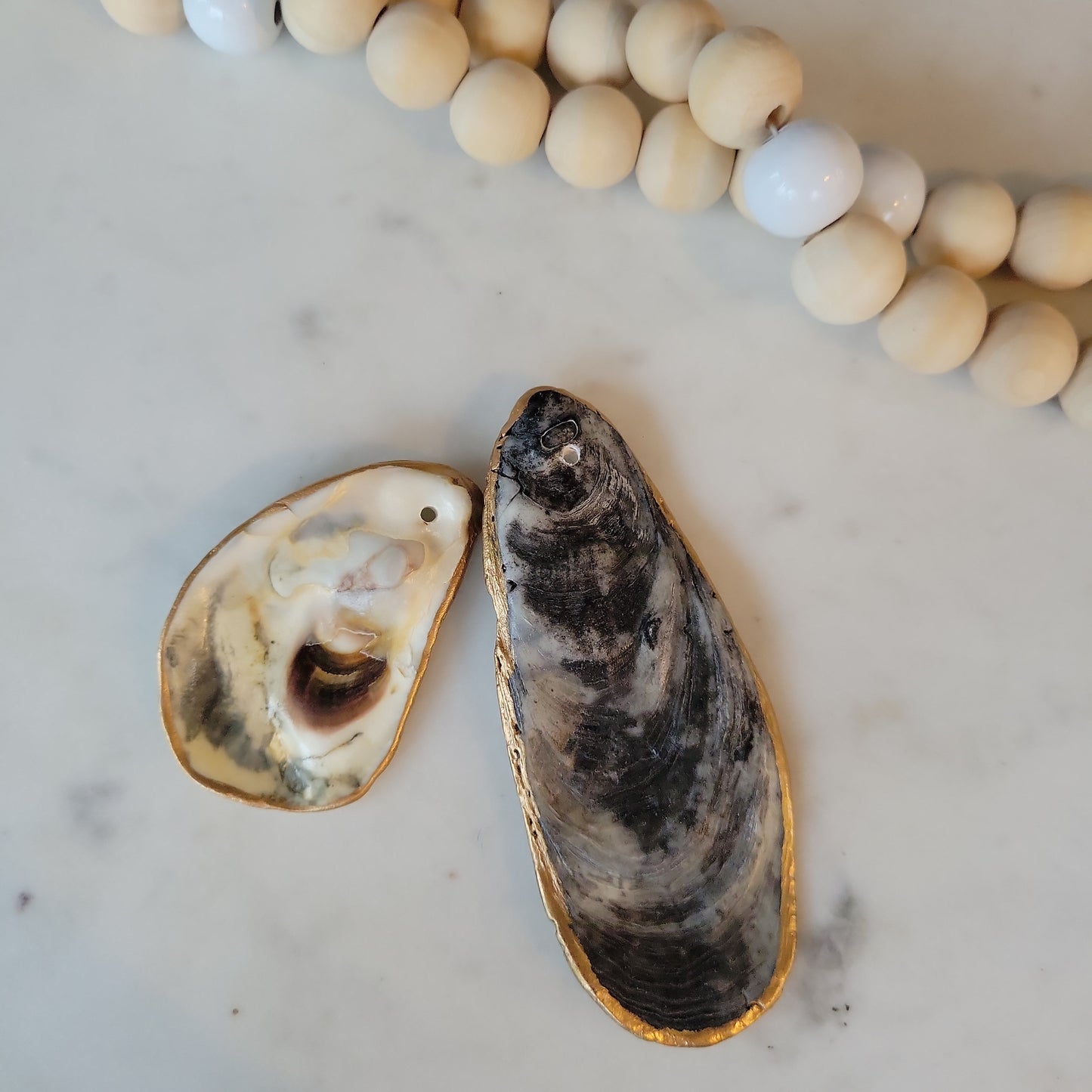 Natural Shell Ornament: Customizable