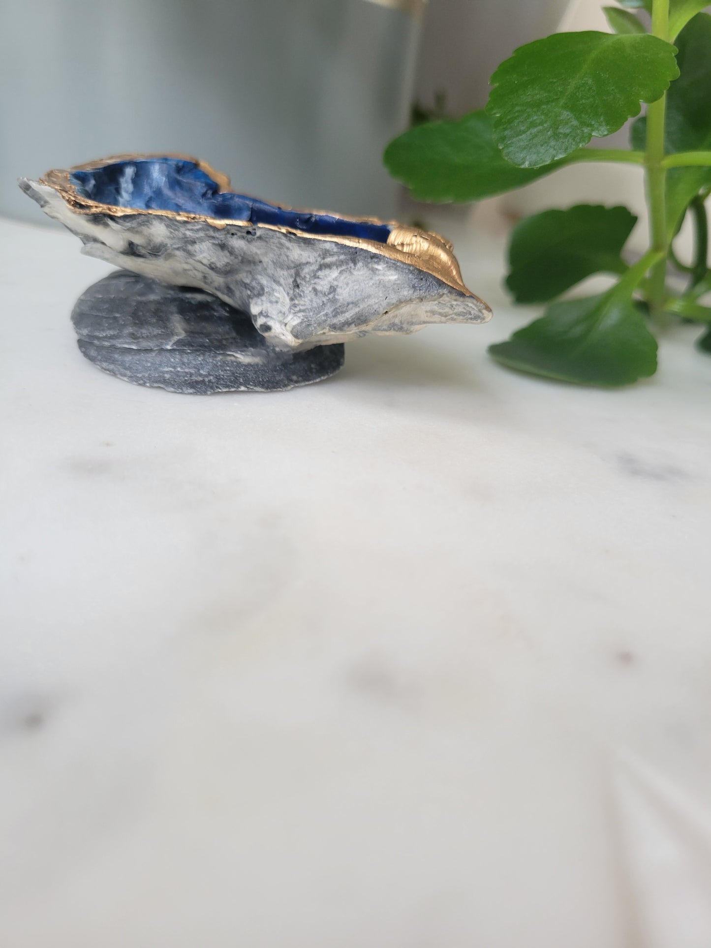 Oyster Shell Trinket Dish: Ocean