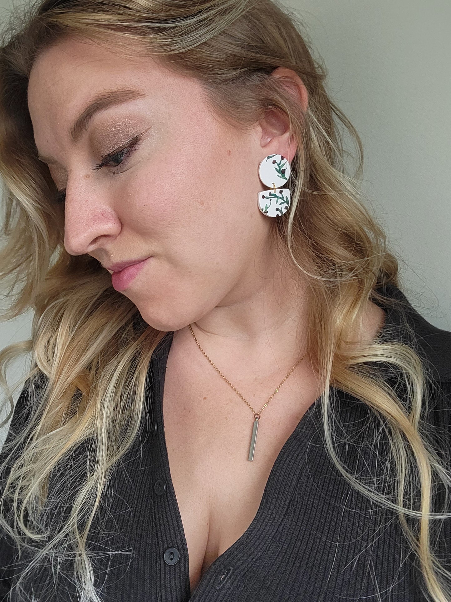 Olivia Clay Earrings