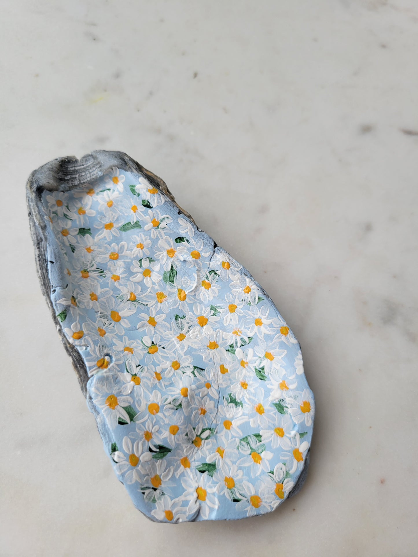 Daisy: Oyster Shell Catch-All Dish (Natural Edge)