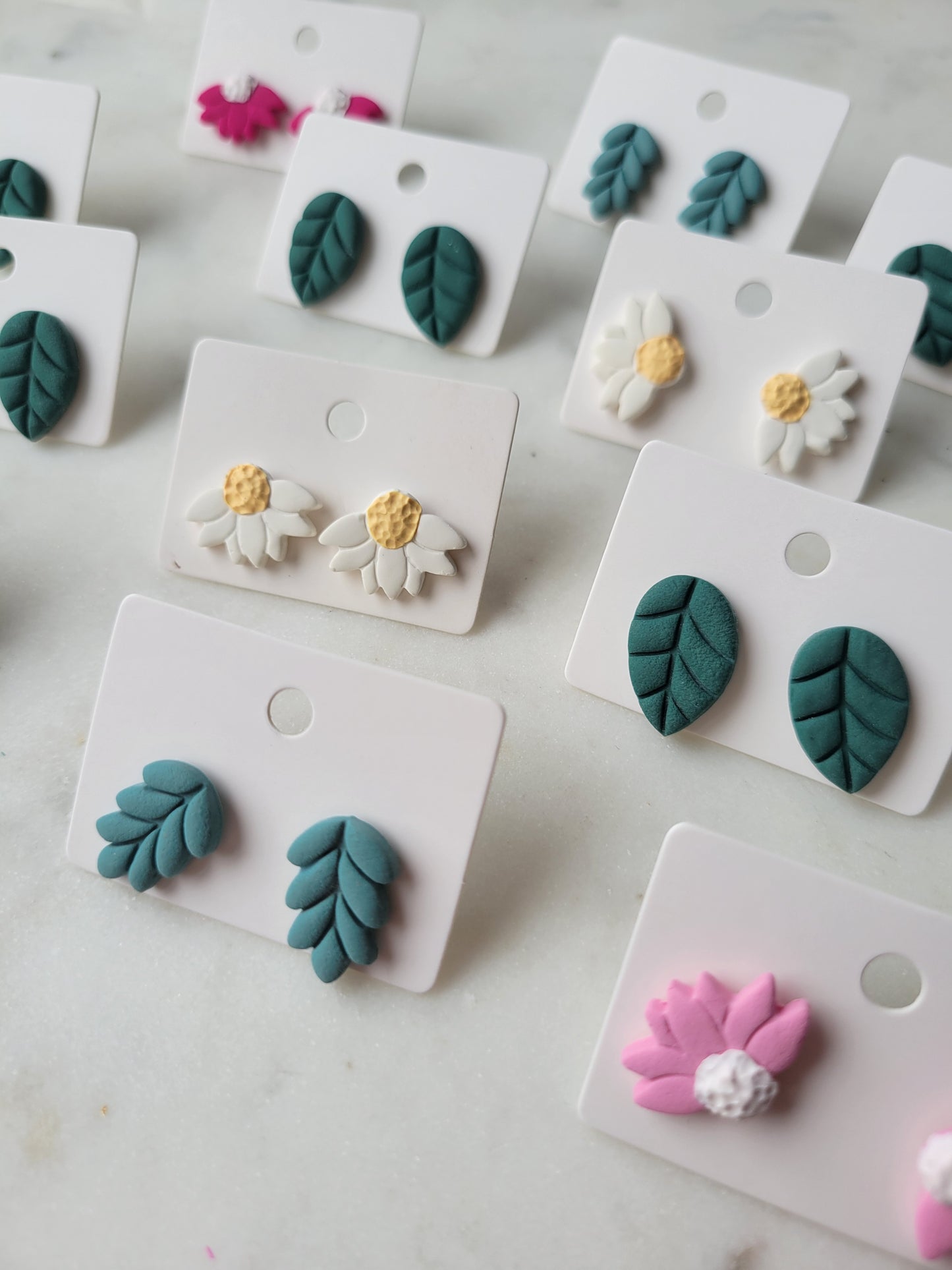 Leafy Greens Studs: Classic
