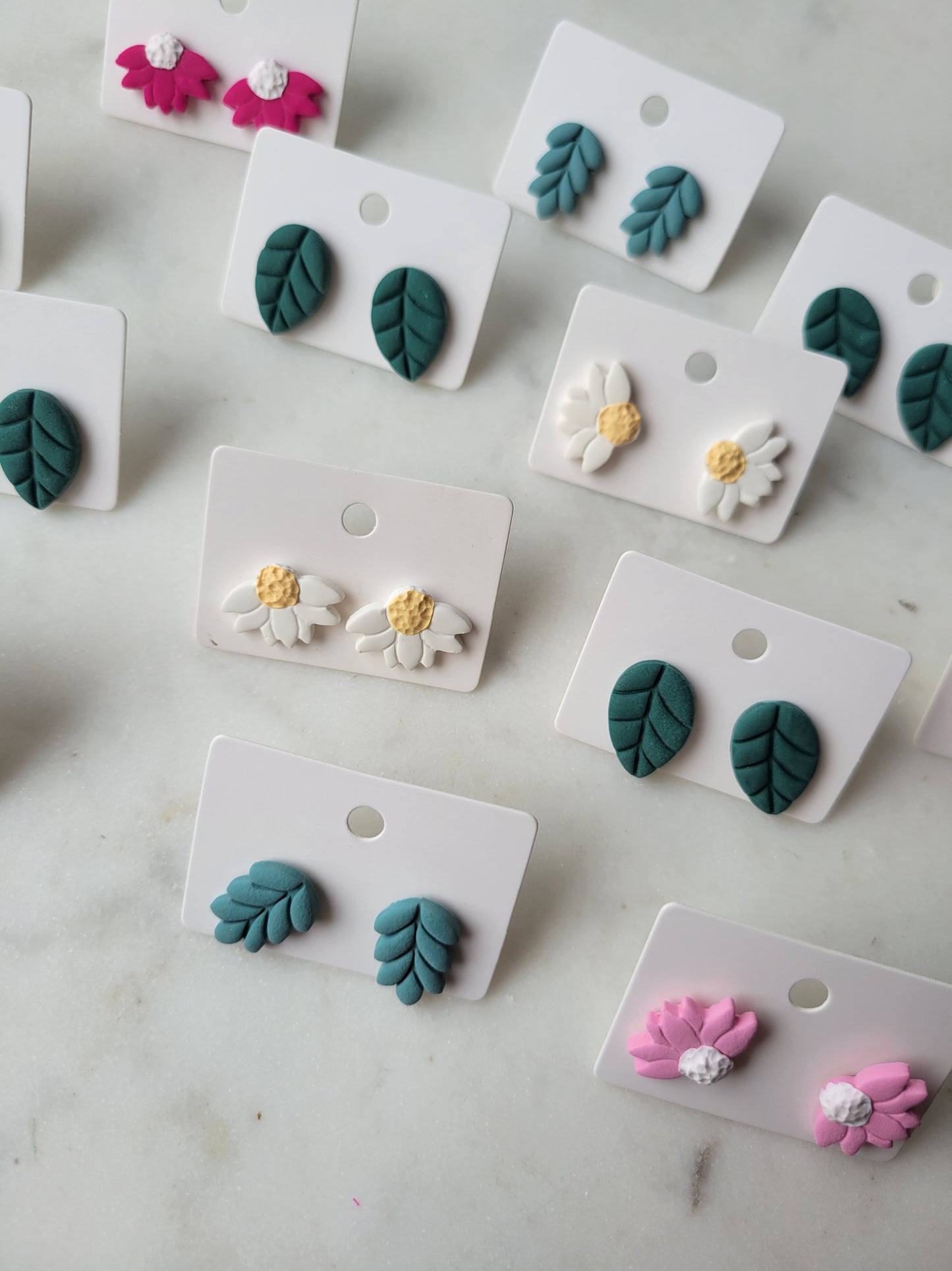 Leafy Greens Studs: Classic