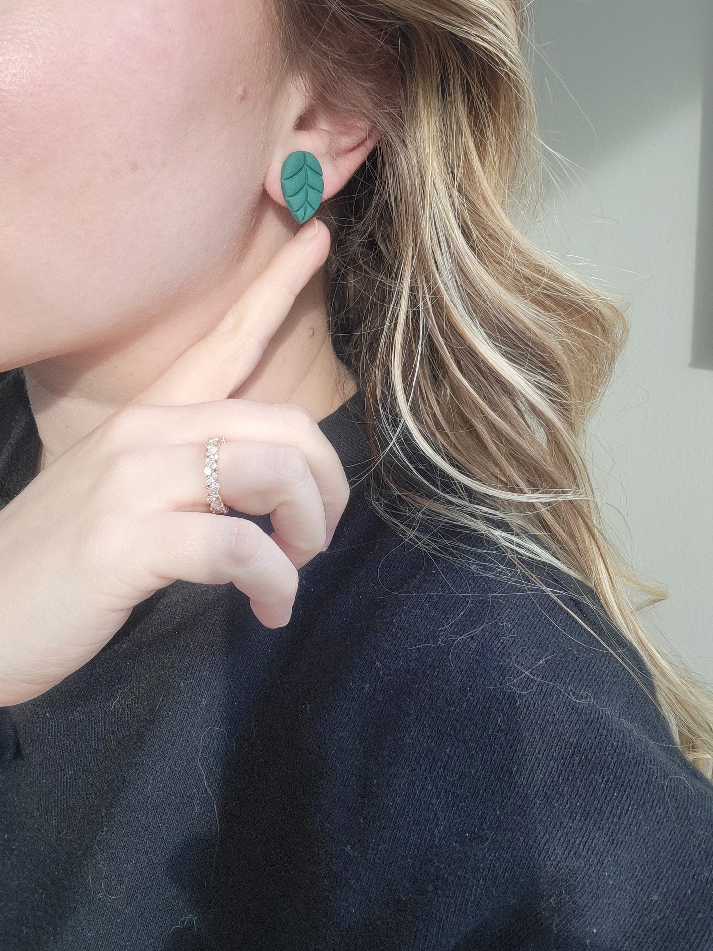 Leafy Greens Studs: Classic