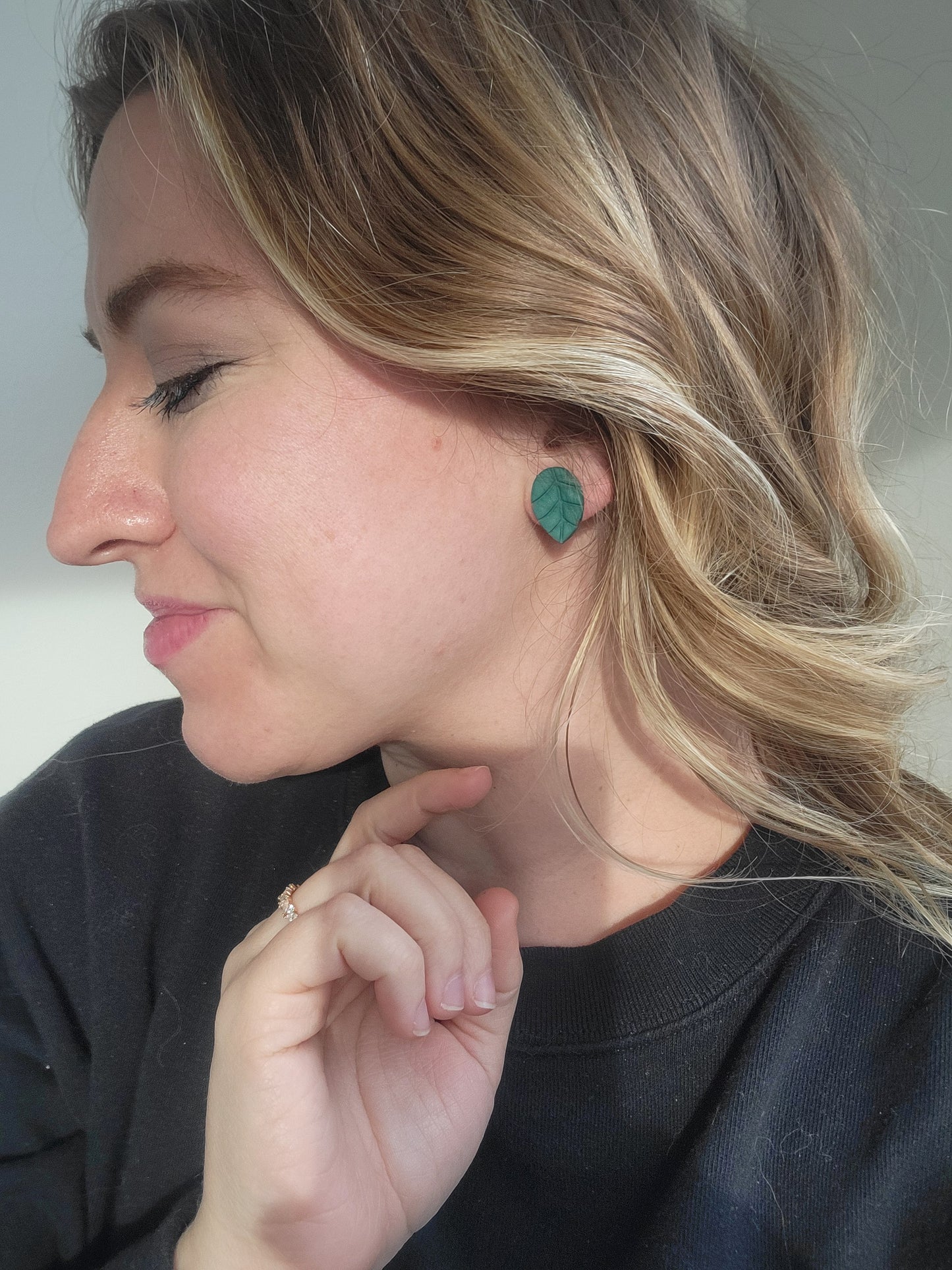 Leafy Greens Studs: Classic