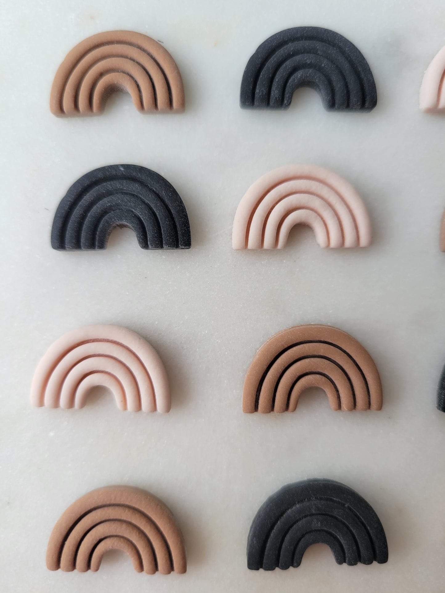 Neutral Rainbow Studs