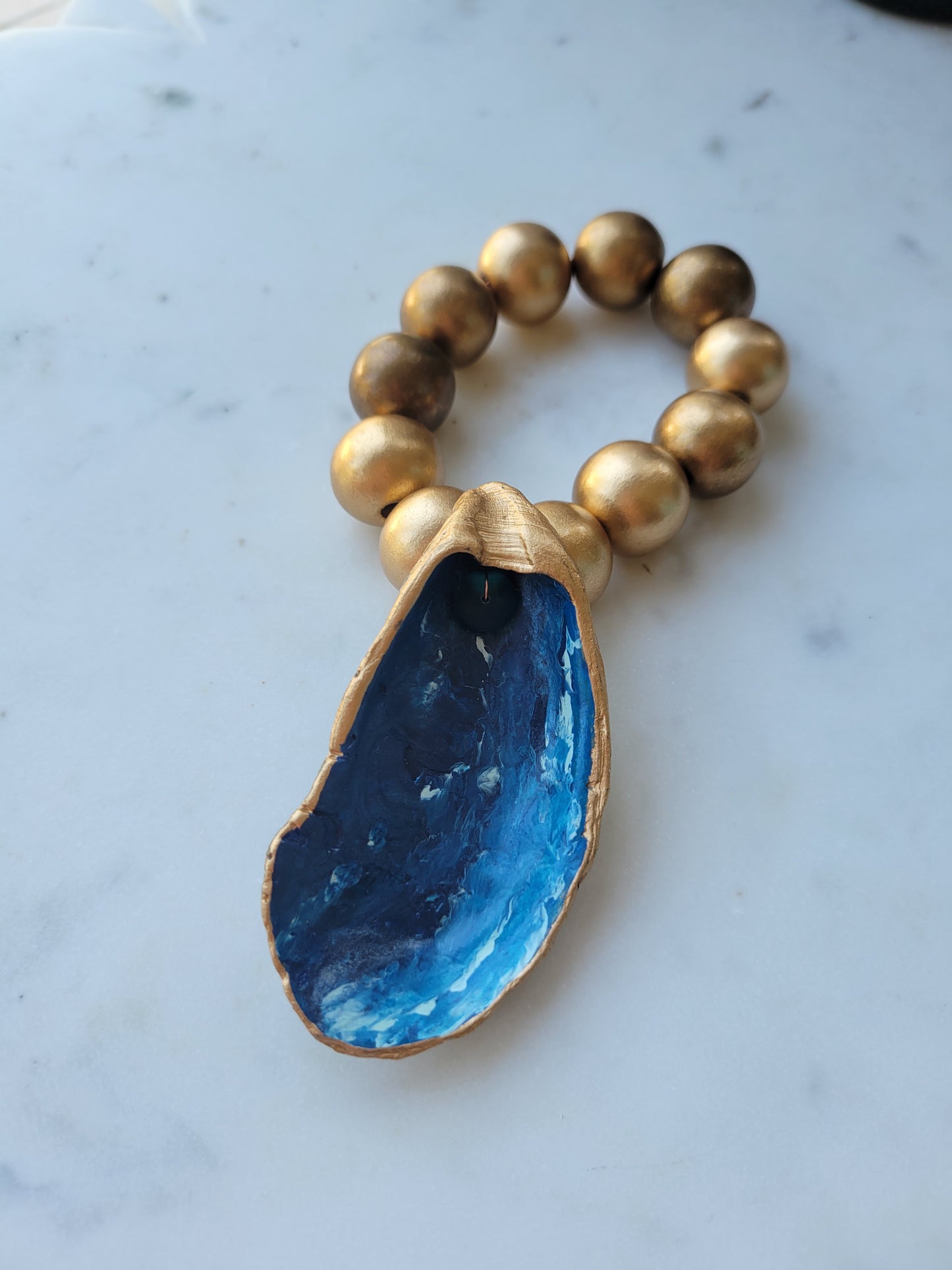Wine Bottle Charm: Hostess Gift : Gold