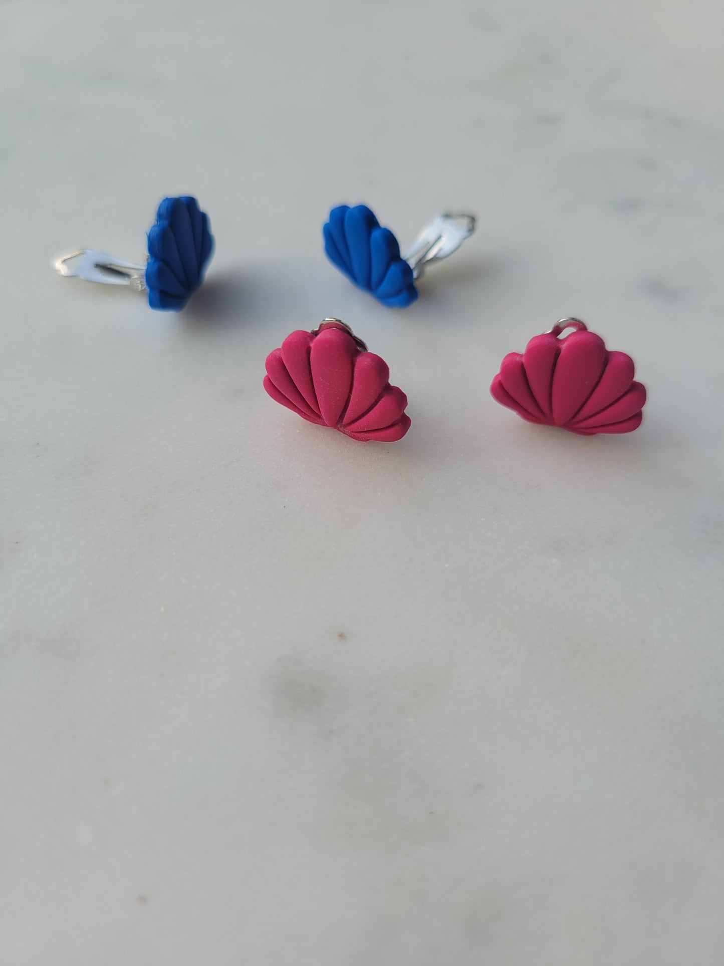 *Clip-on*  Seashell Studs: Multiple Options