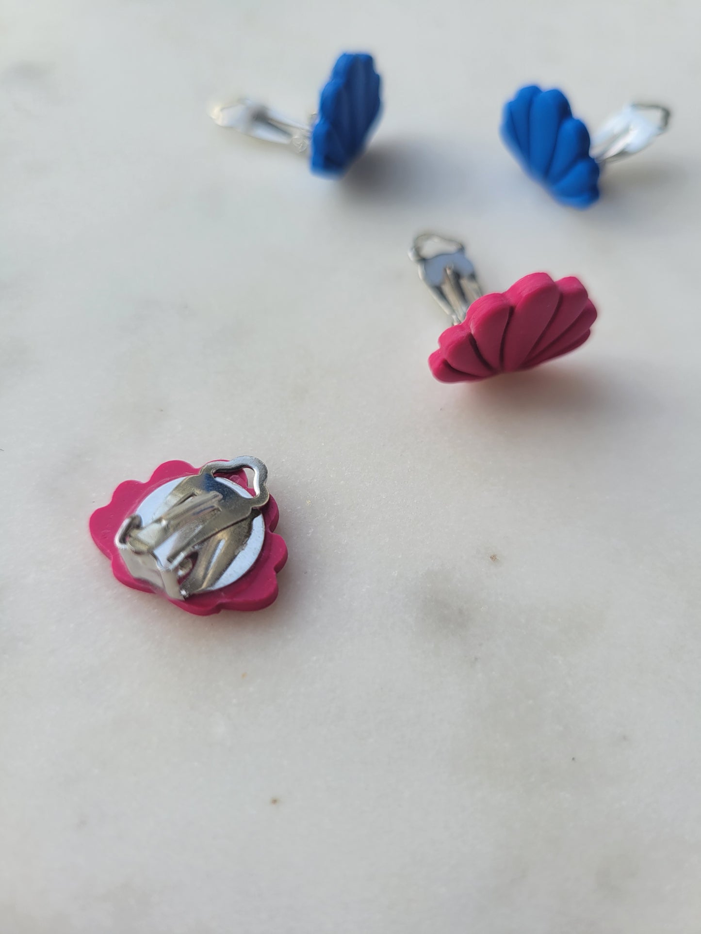 *Clip-on* Seashell Studs: Multiple Options