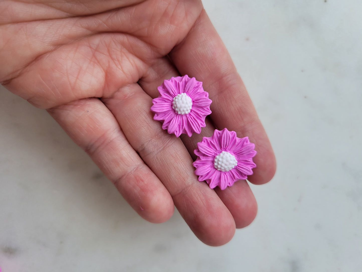 Clip On Pink Flowers