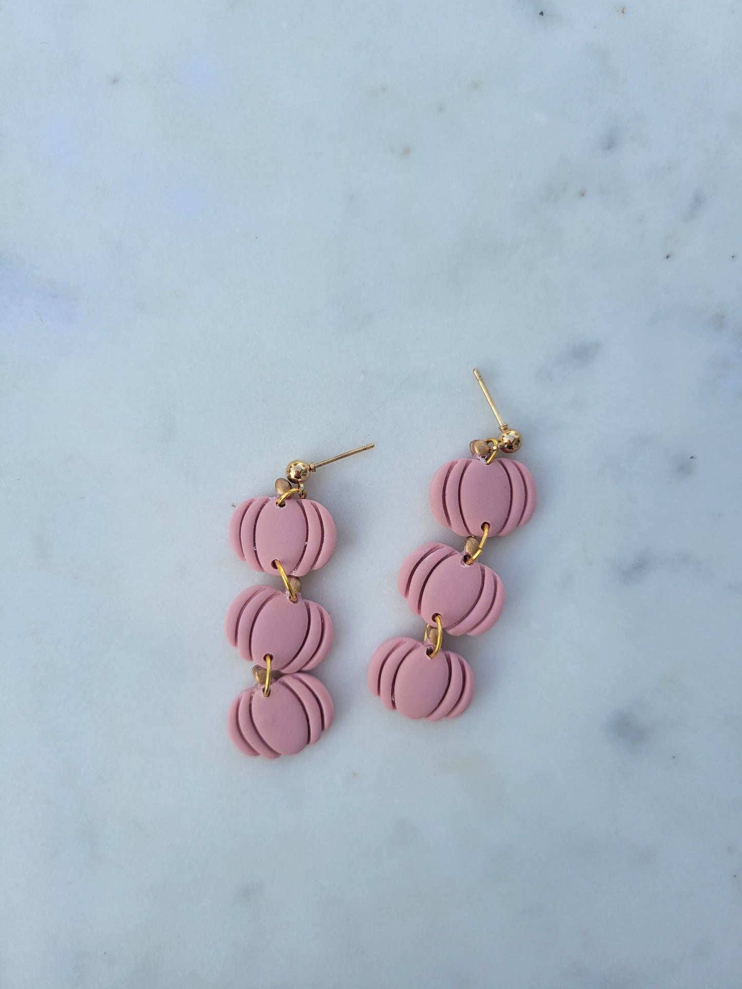 Pumpkin Dangles: Solid Colors (Options Available)