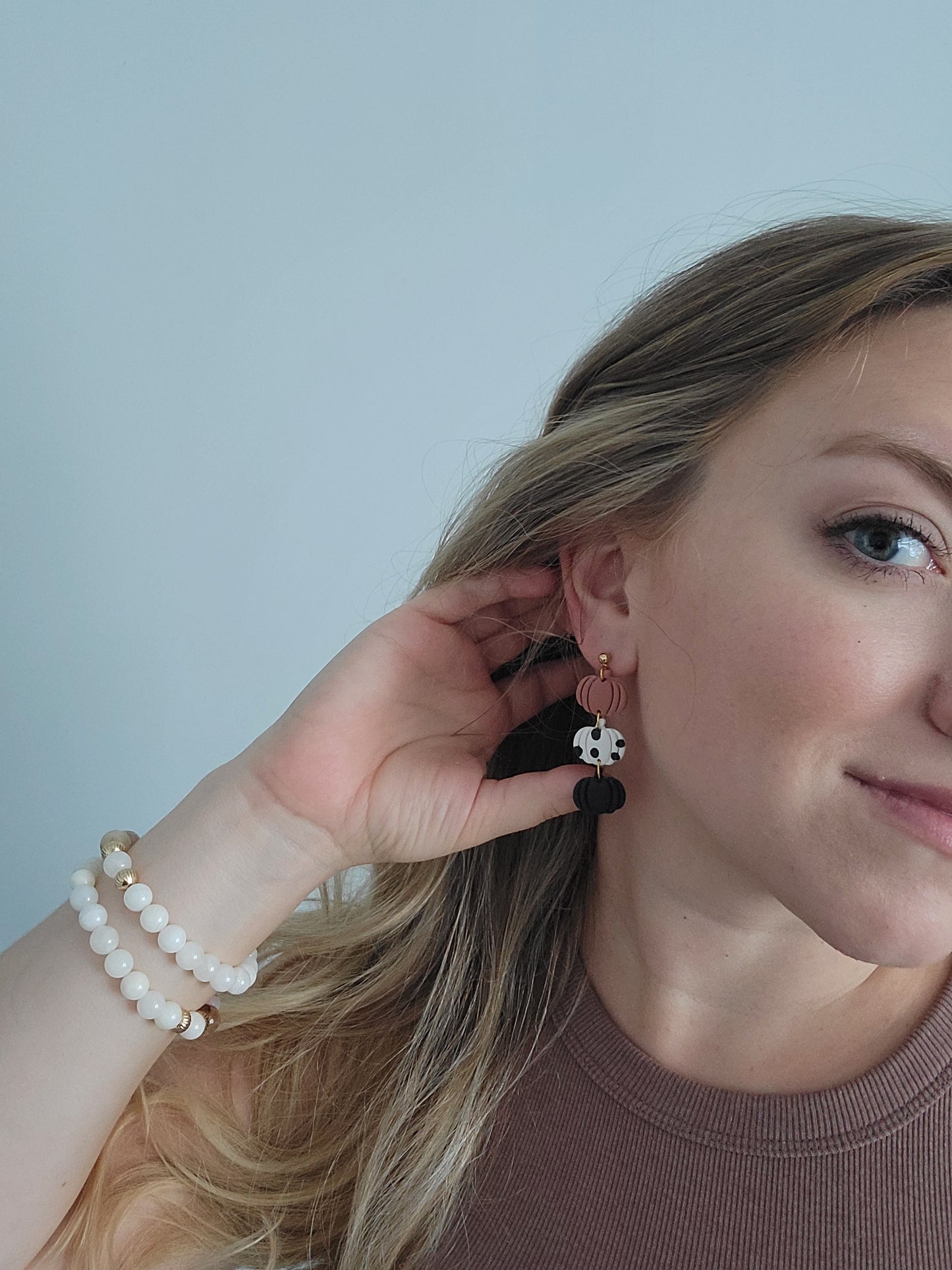 Pumpkin Dangles: Dottie (Options available)