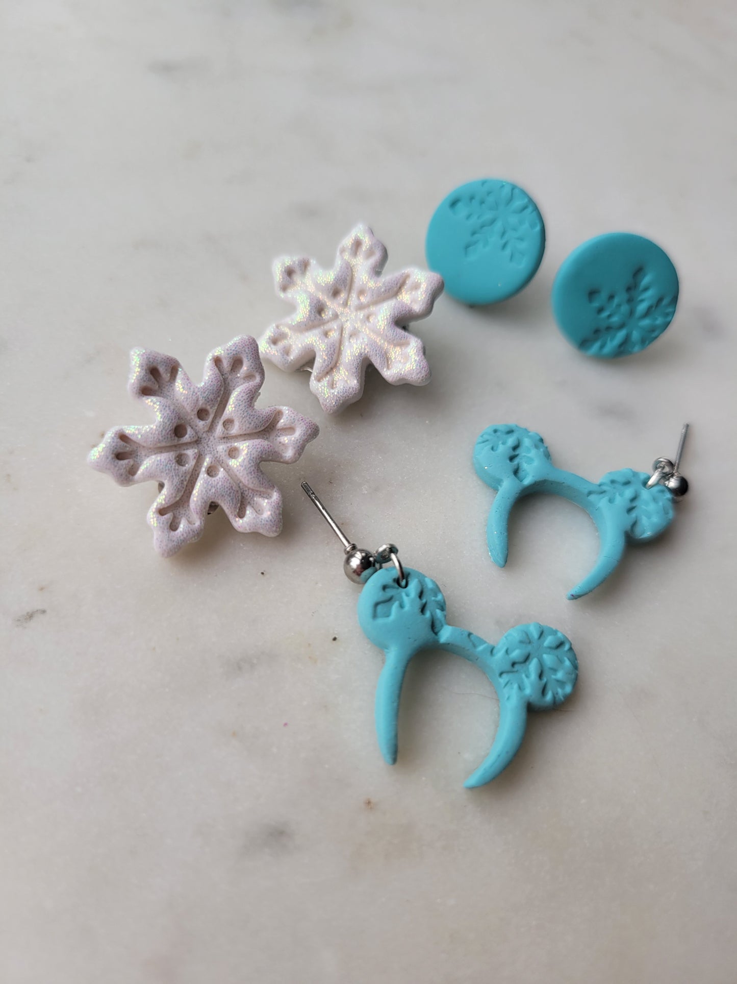 Snowflake Statement Studs