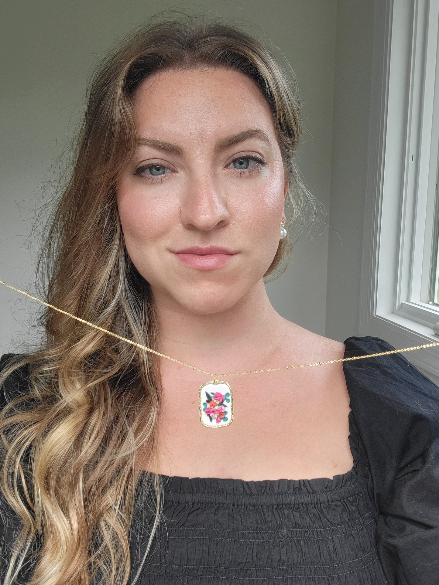 Grace: Colorful Handcrafted Floral Necklaces