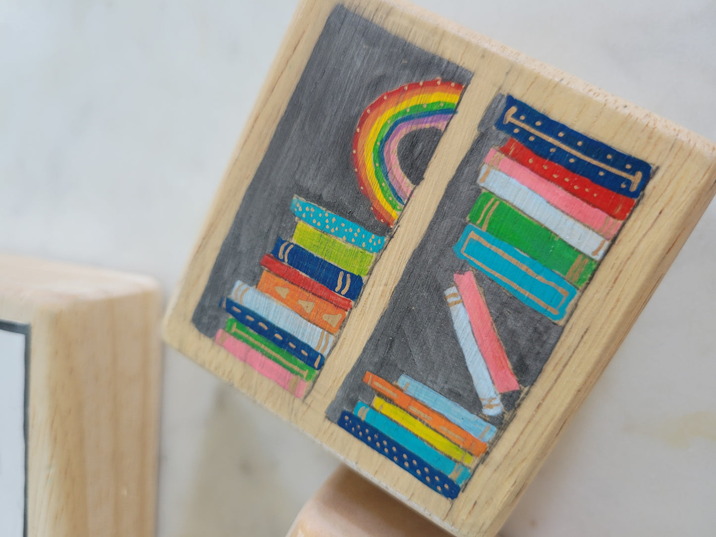 Classroom Wood Block Set : Handpainted