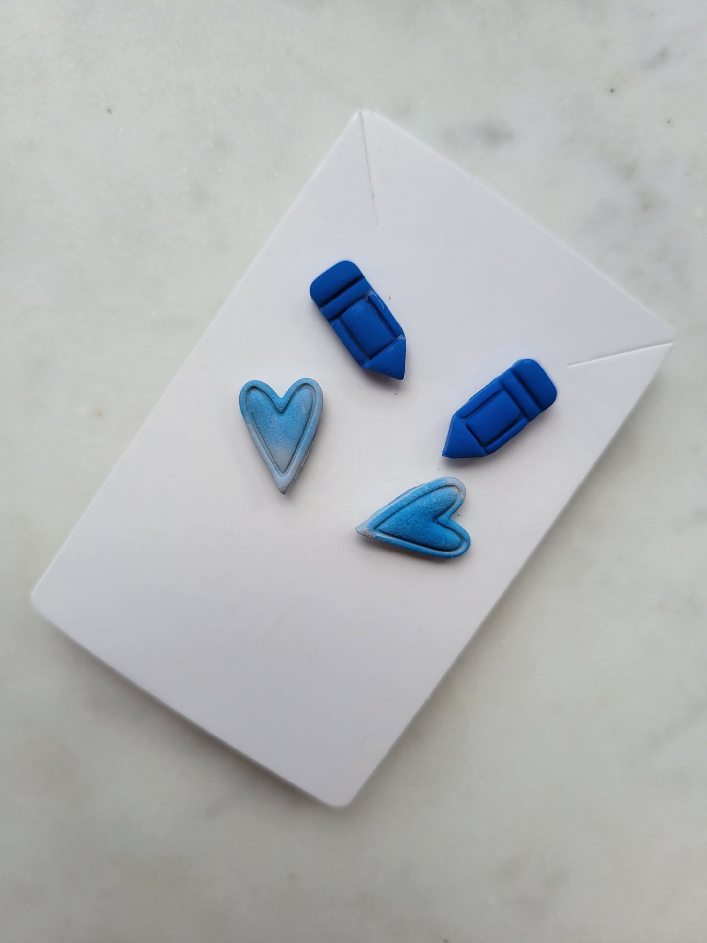 Watercolor Hearts & Crayon Stud Packs