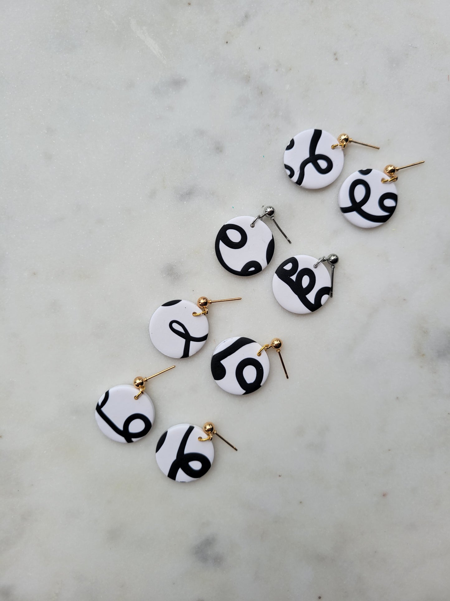 Doodle Dangles: Black & White