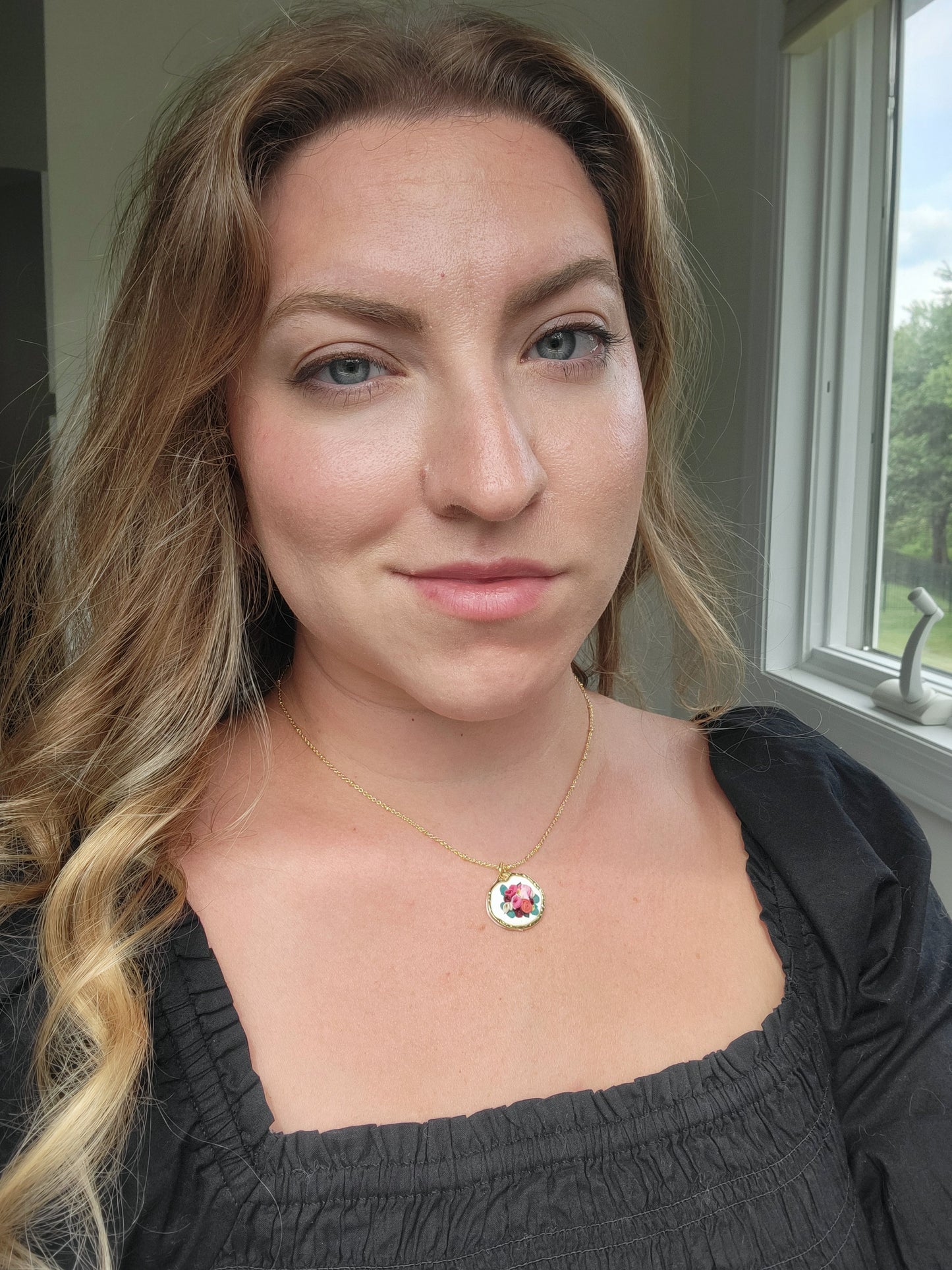 Grace: Colorful Handcrafted Floral Necklaces