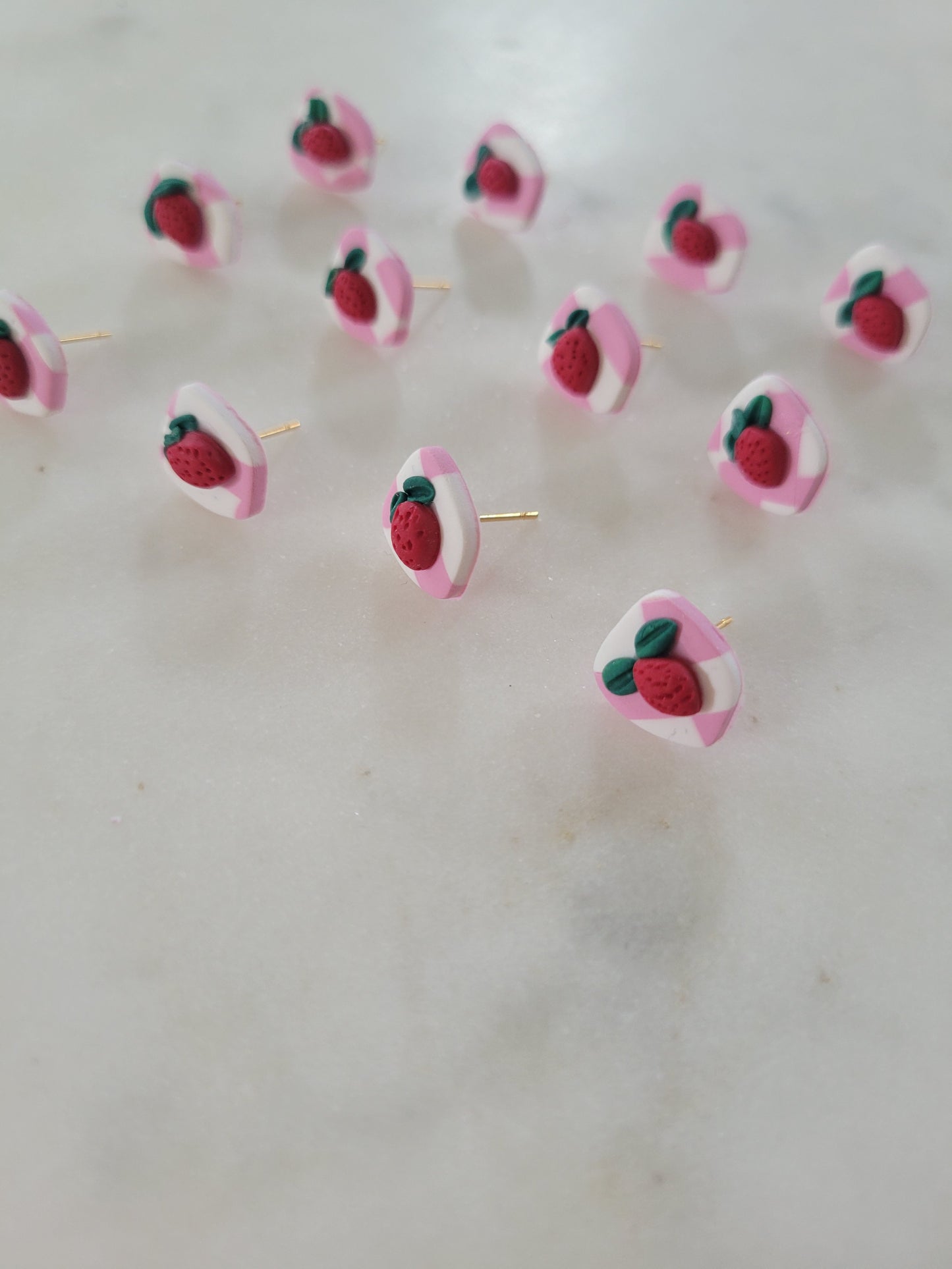 Strawberry Picnic Studs