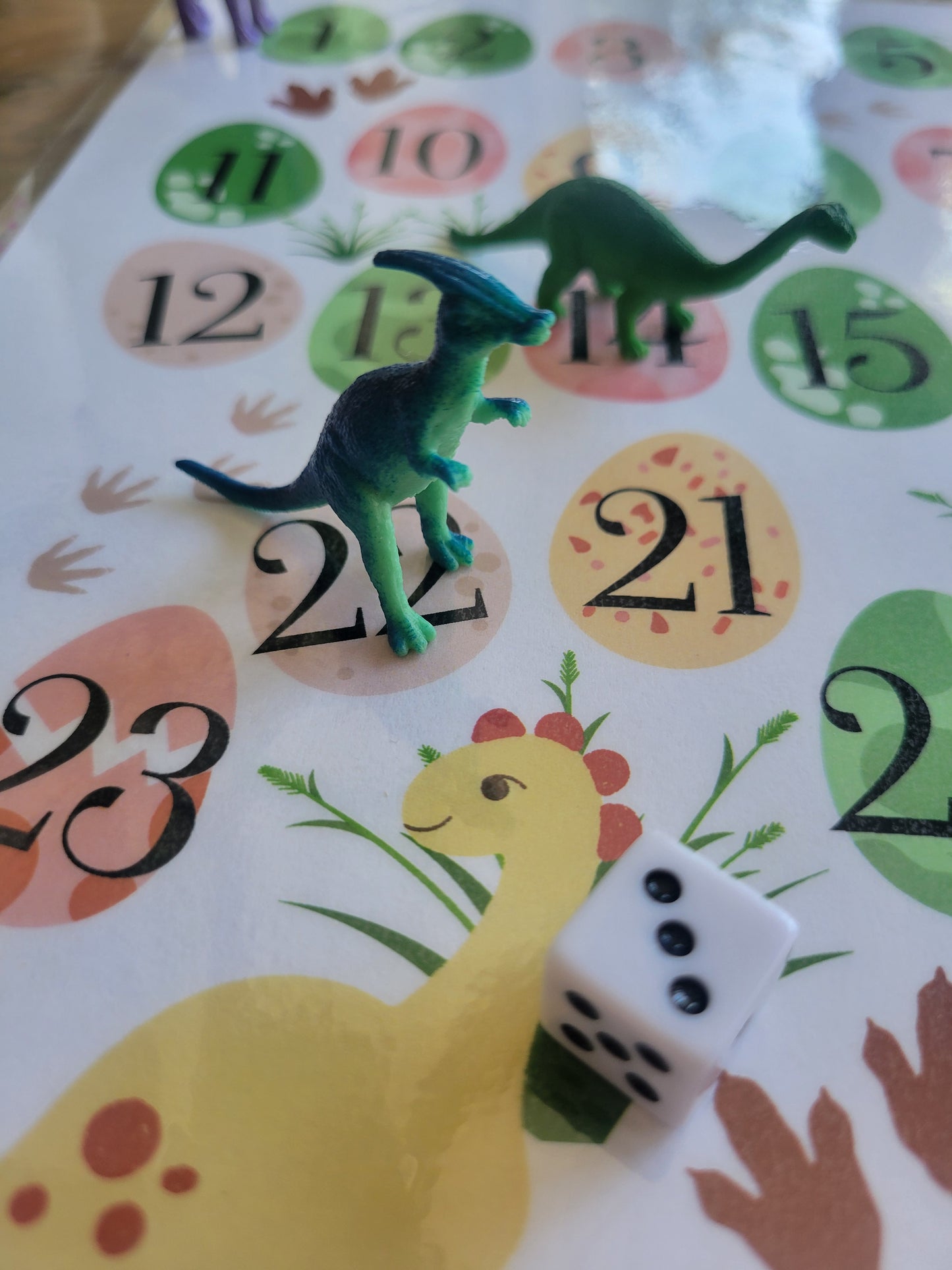 Free Printable : Dinosaur Counting Game