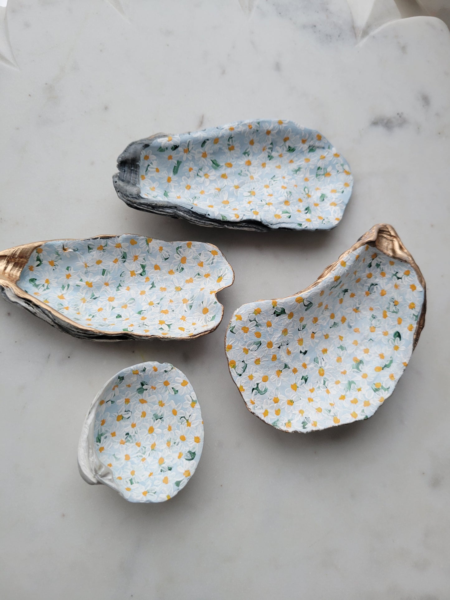 Daisy: Double Oyster Shell Catch-All Dish