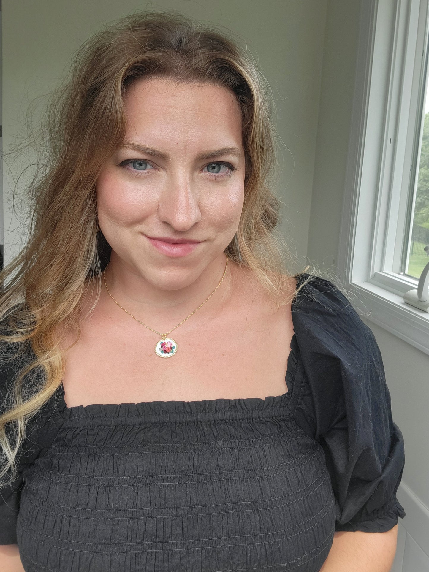 Grace: Colorful Handcrafted Floral Necklaces