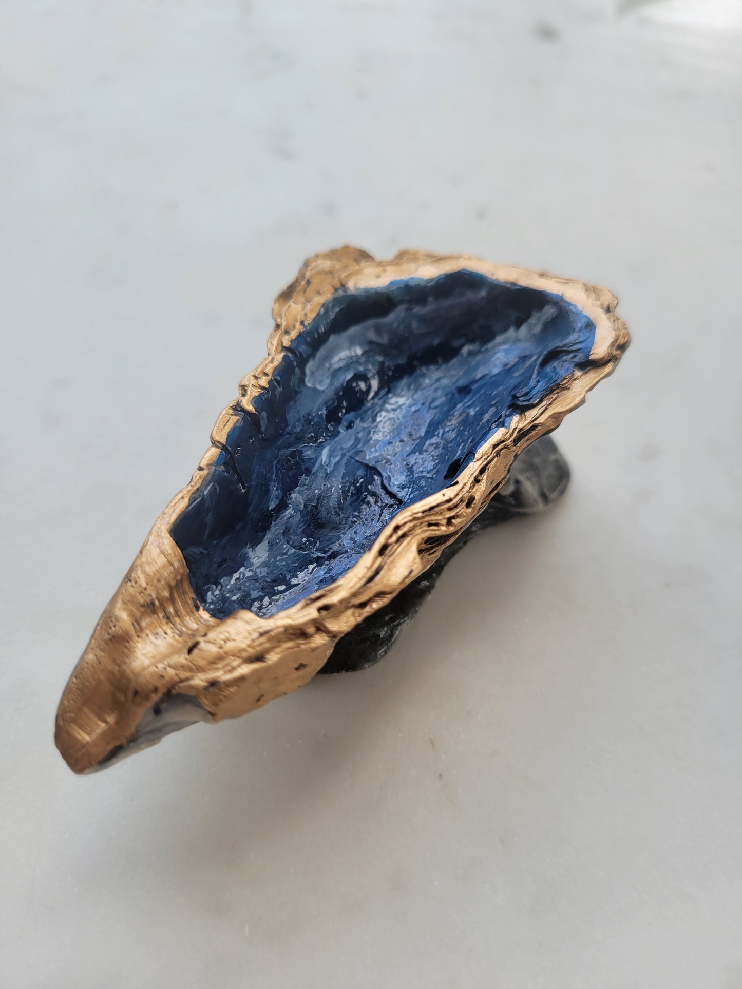 Oyster Shell Trinket Dish: Ocean