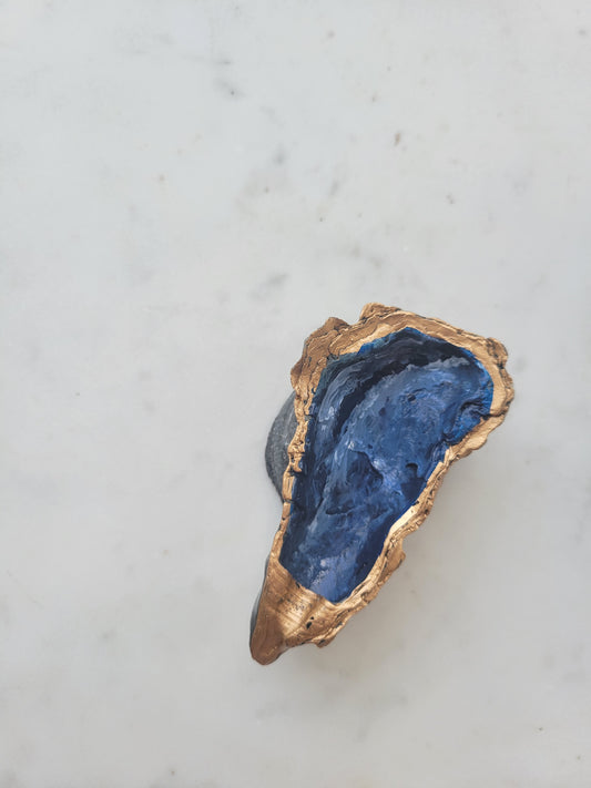 Oyster Shell Trinket Dish: Ocean