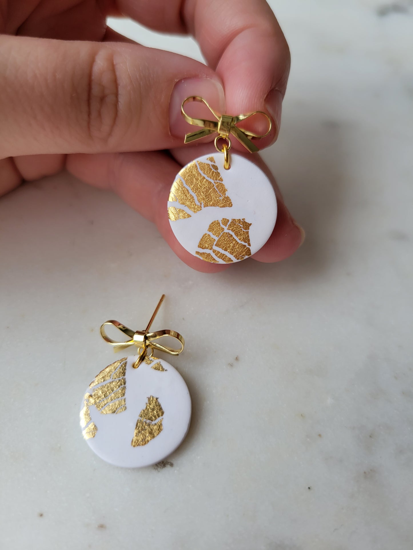 Ornament Clay Earrings