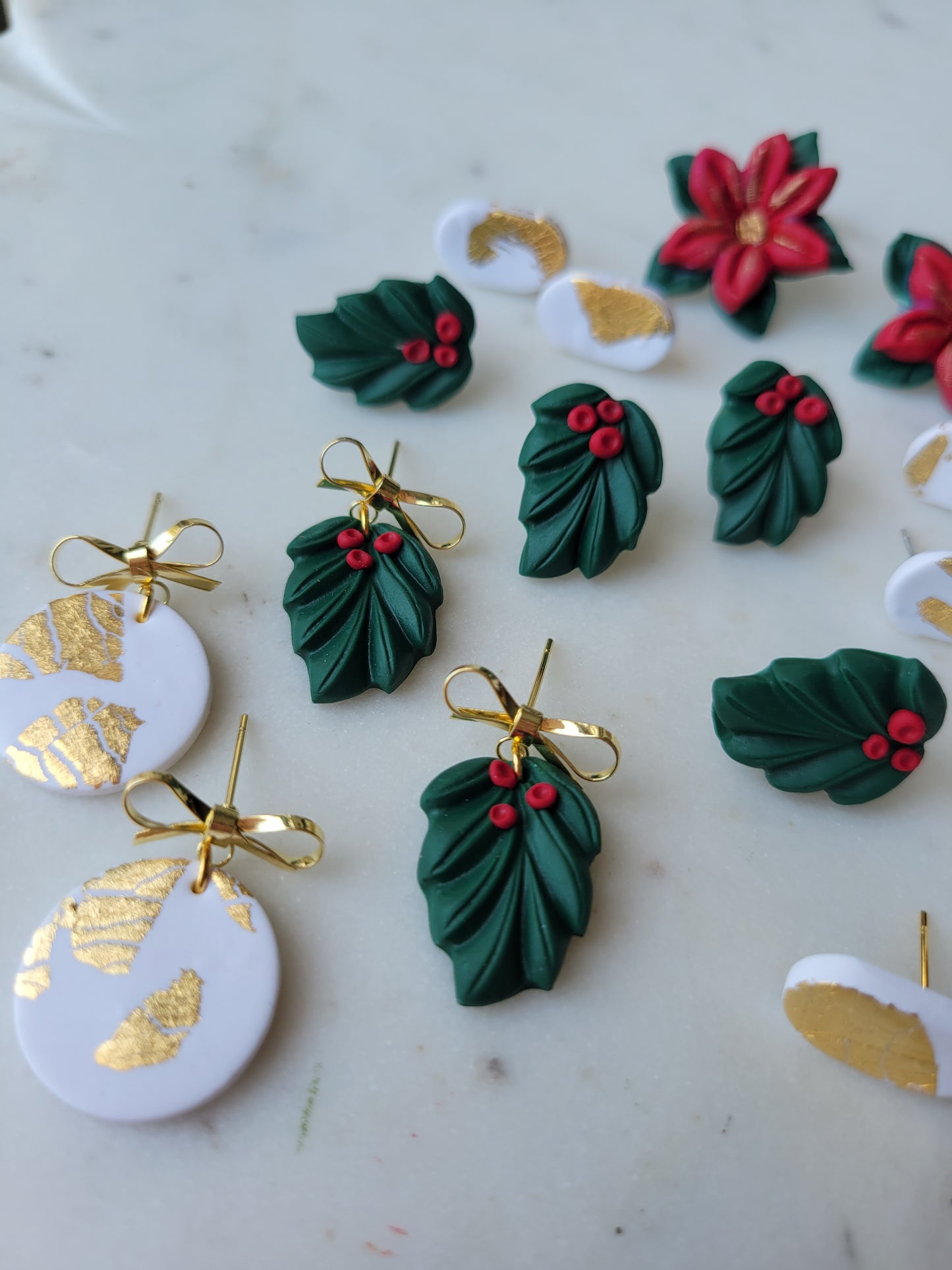 Ornament Clay Earrings