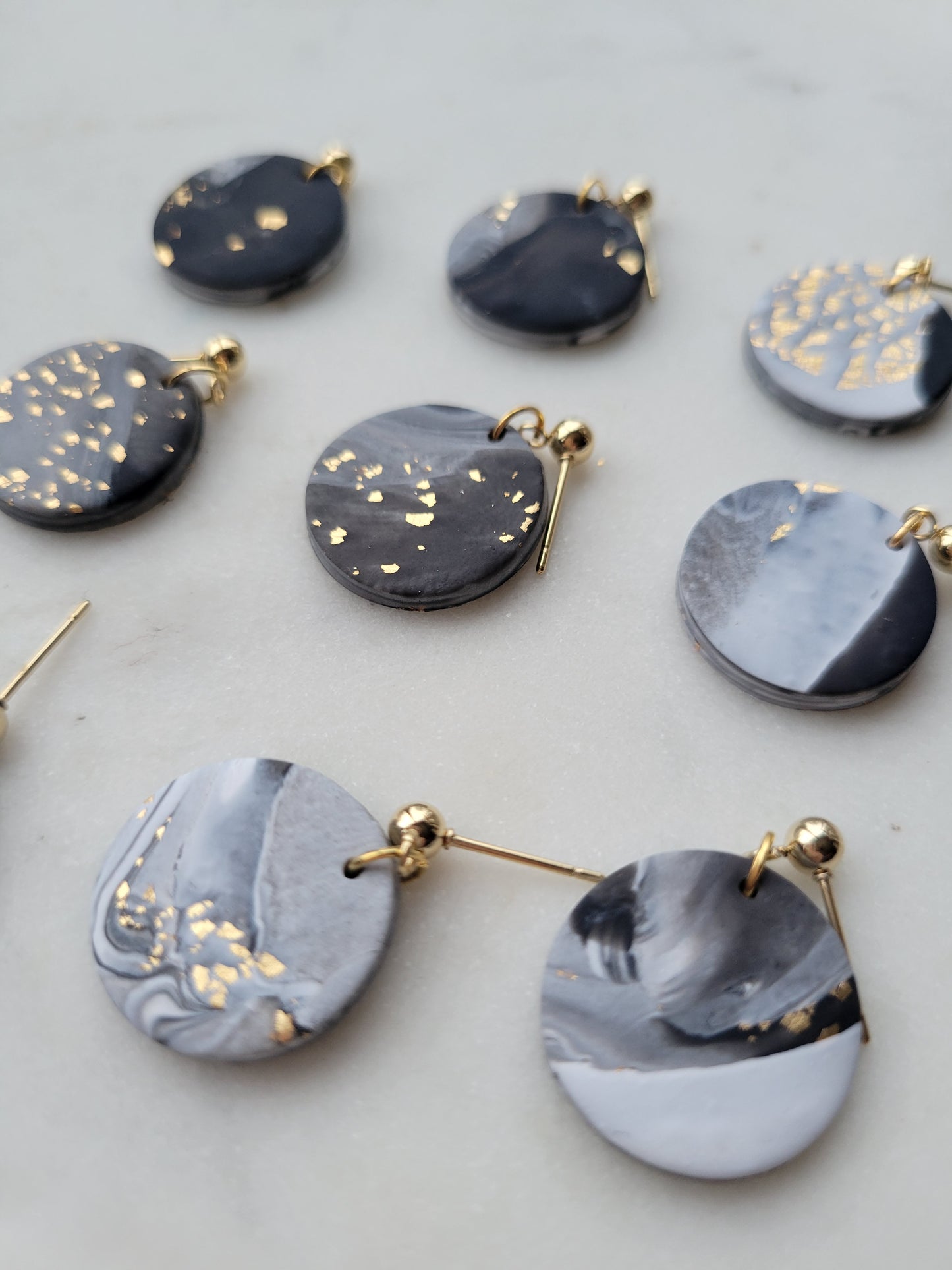 Marbled Millie Clay Earrings