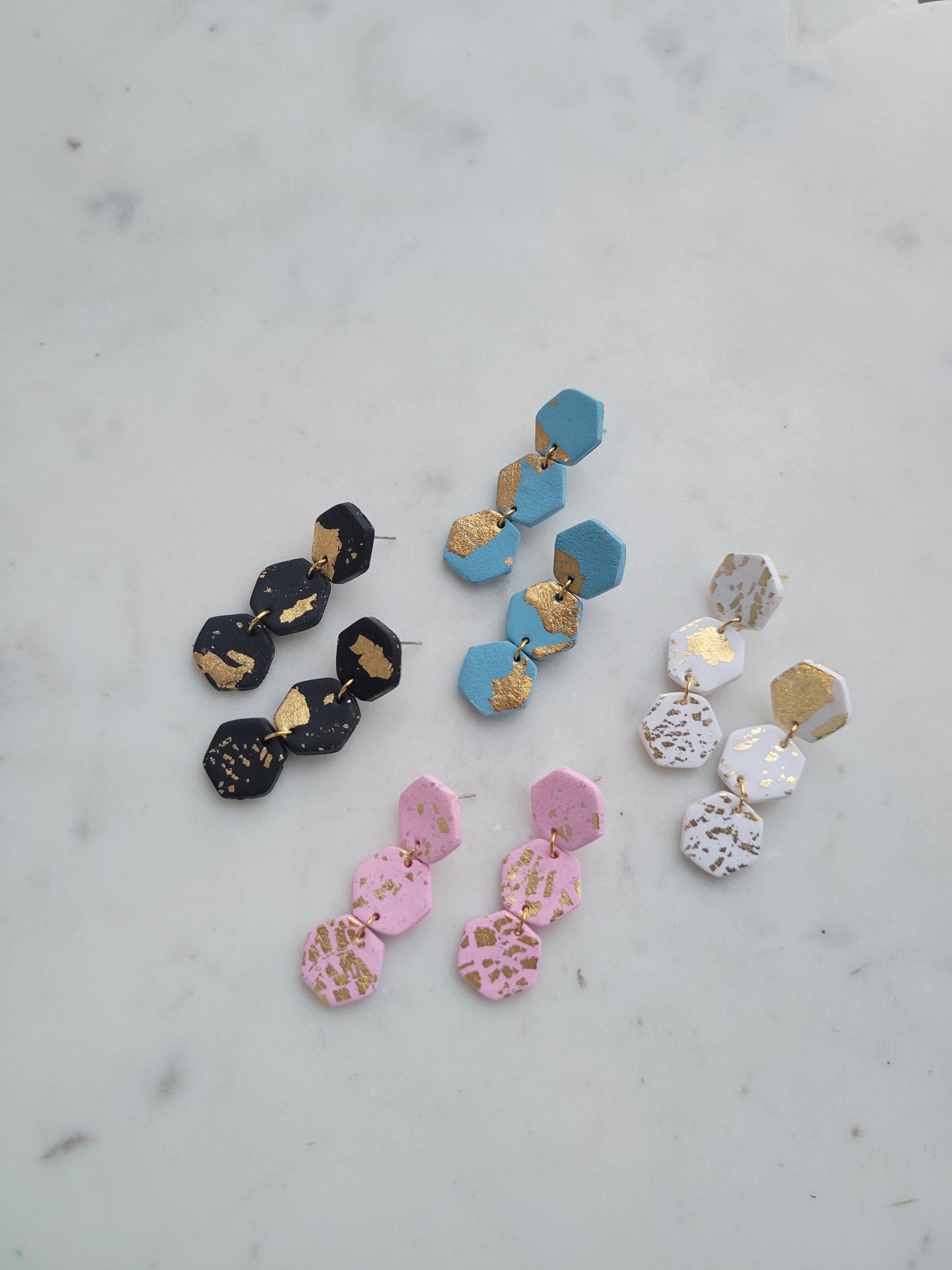 Emilia Clay Earrings *Multiple Colors* & Hair Clips