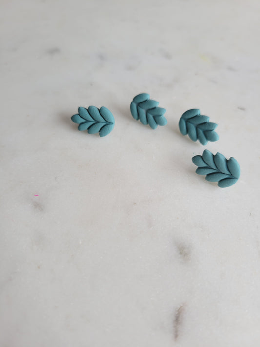 Leafy Greens Studs: Laurel