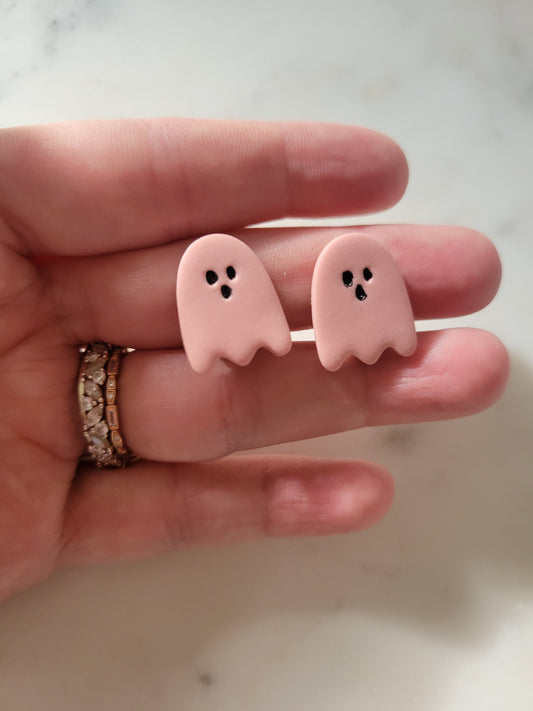 Ghostie Studs [Clip-ons Available]