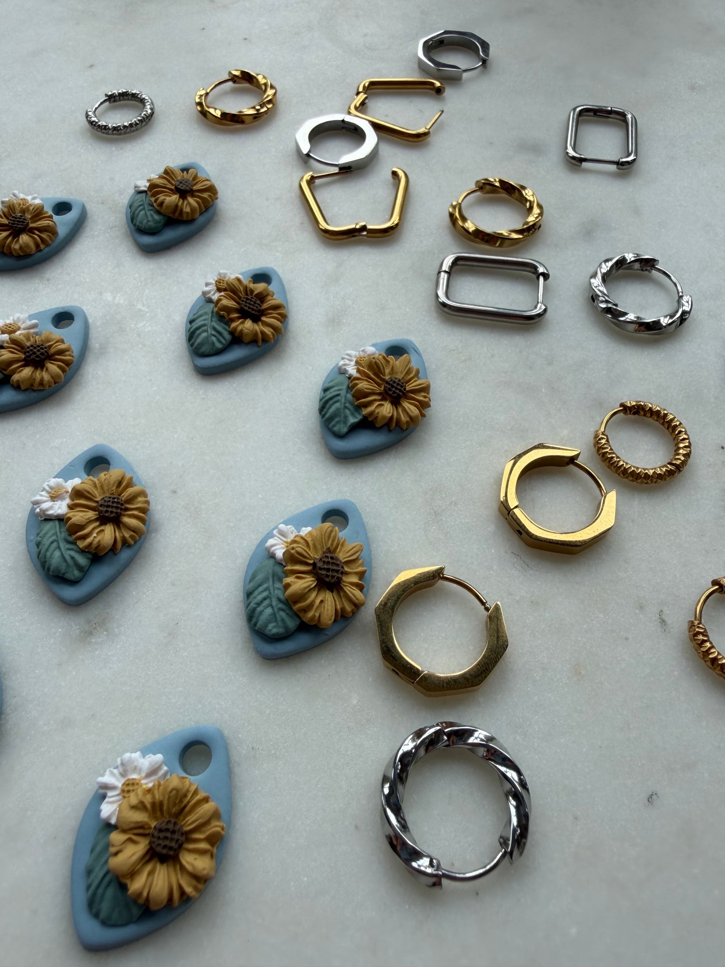 Sun Flower Delta Charms