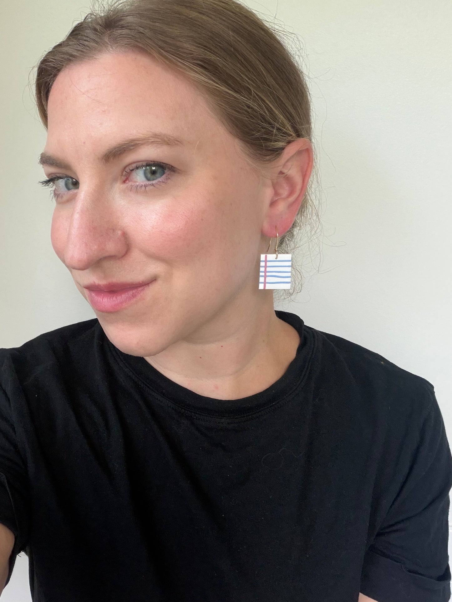 Pencil & Paper Earring [Hooks]