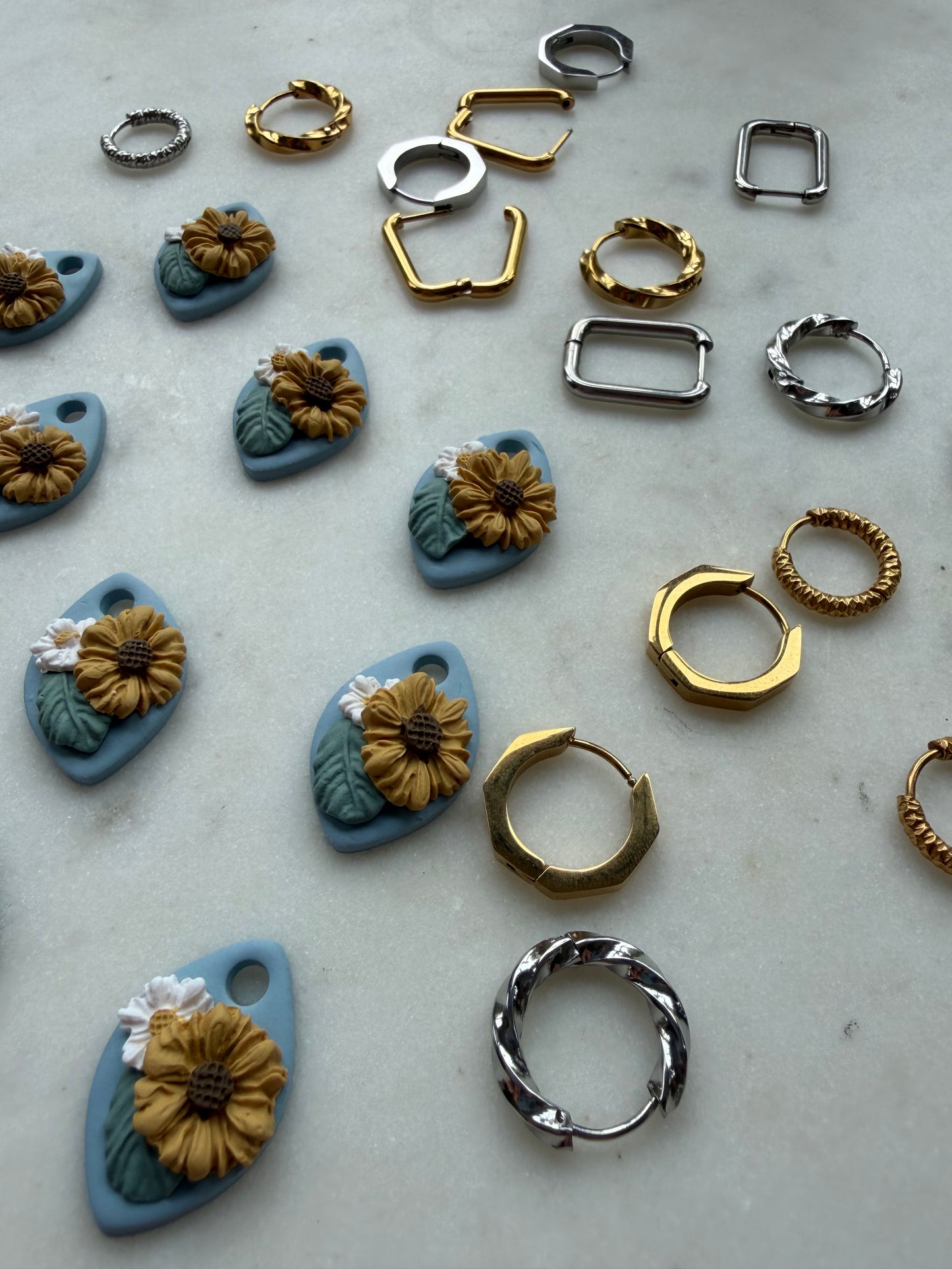 Sun Flower Delta Charms