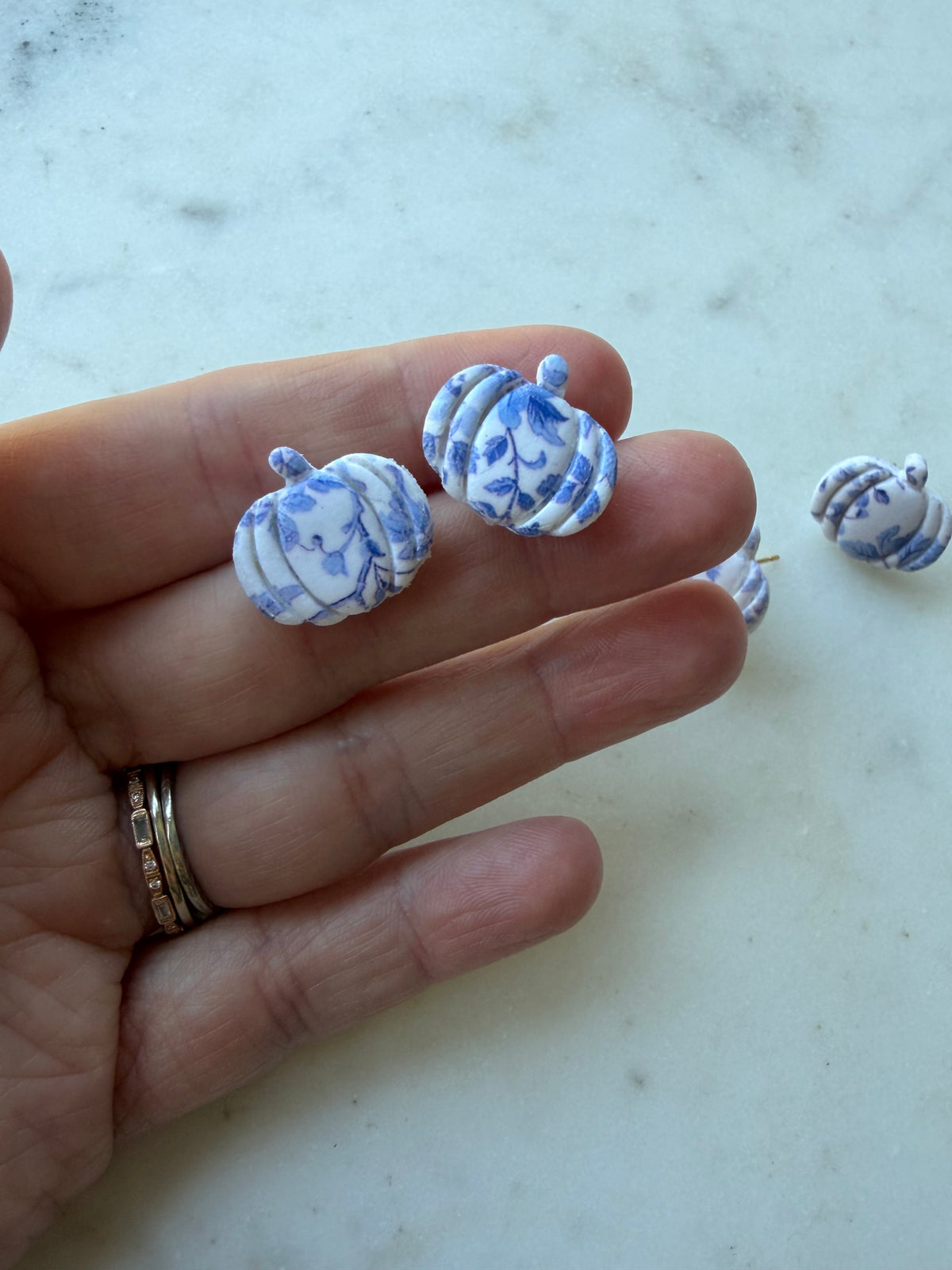 Limited Edition Pumpkins: Blue & White