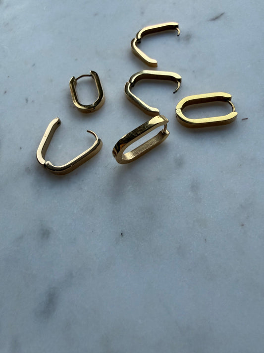 Delta : Tarnish Resistant Hoops for Interchangeable Charms