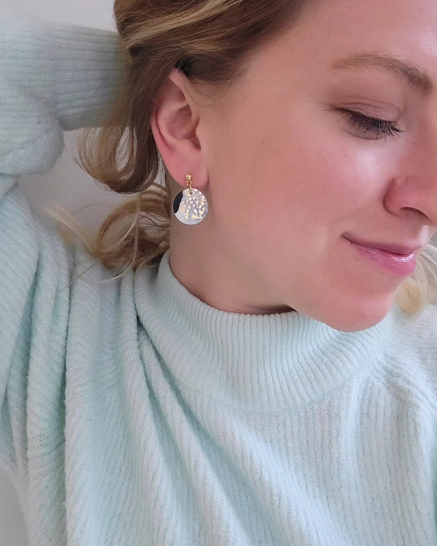 Marbled Millie Clay Earrings