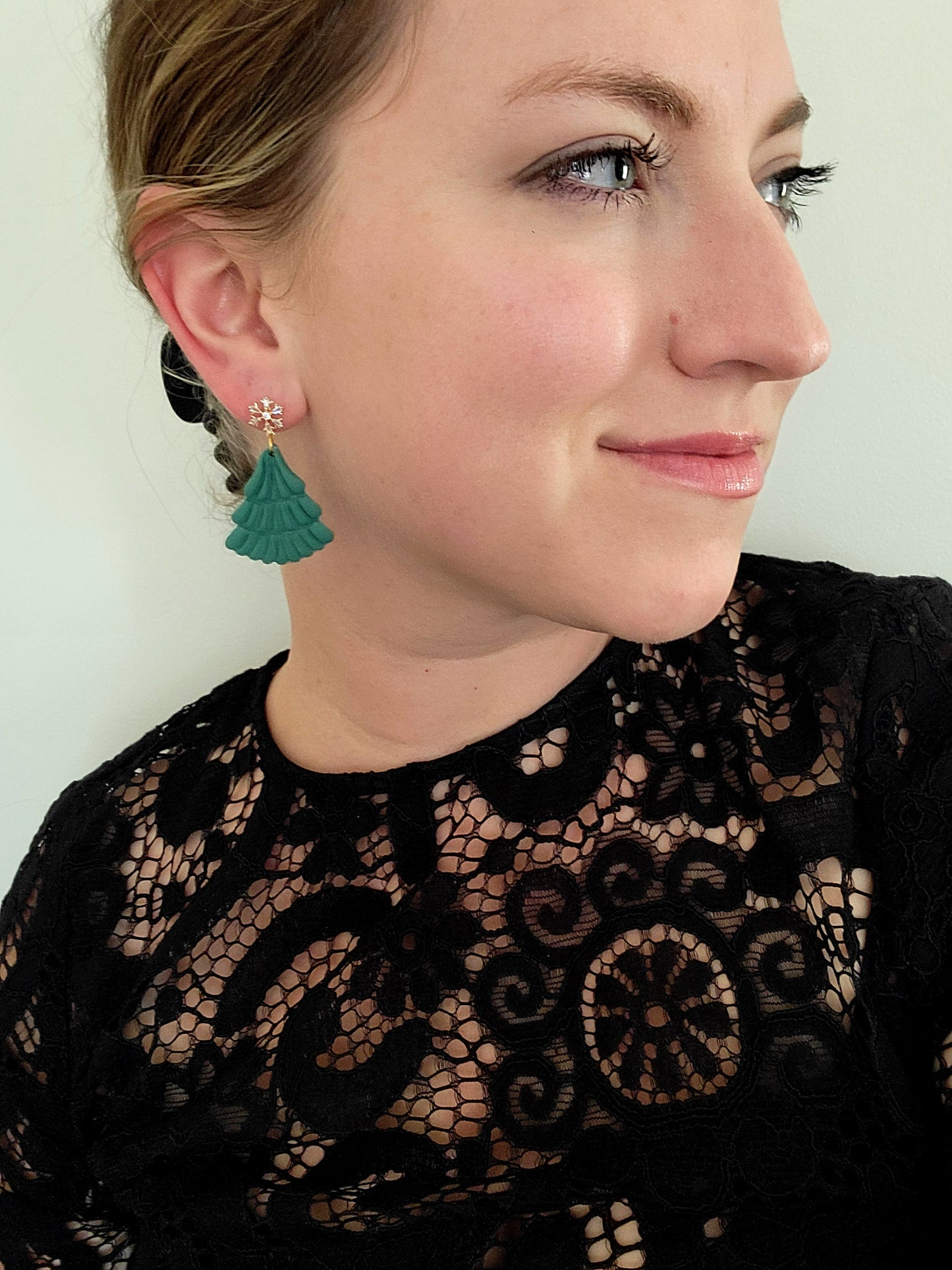 Hazel : Snowflake Tree Earring