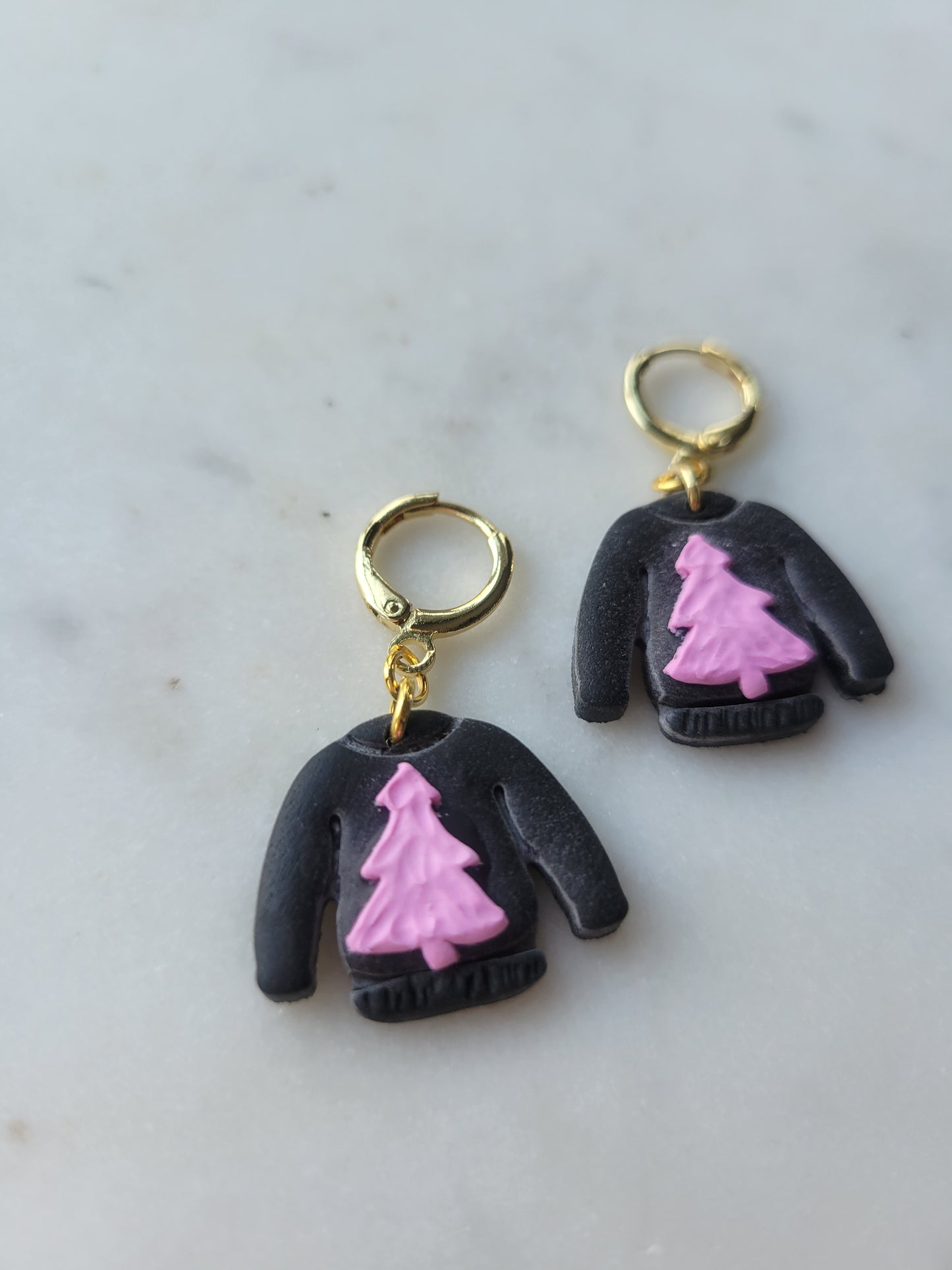 Sweater Weather Huggies: Pink Tree