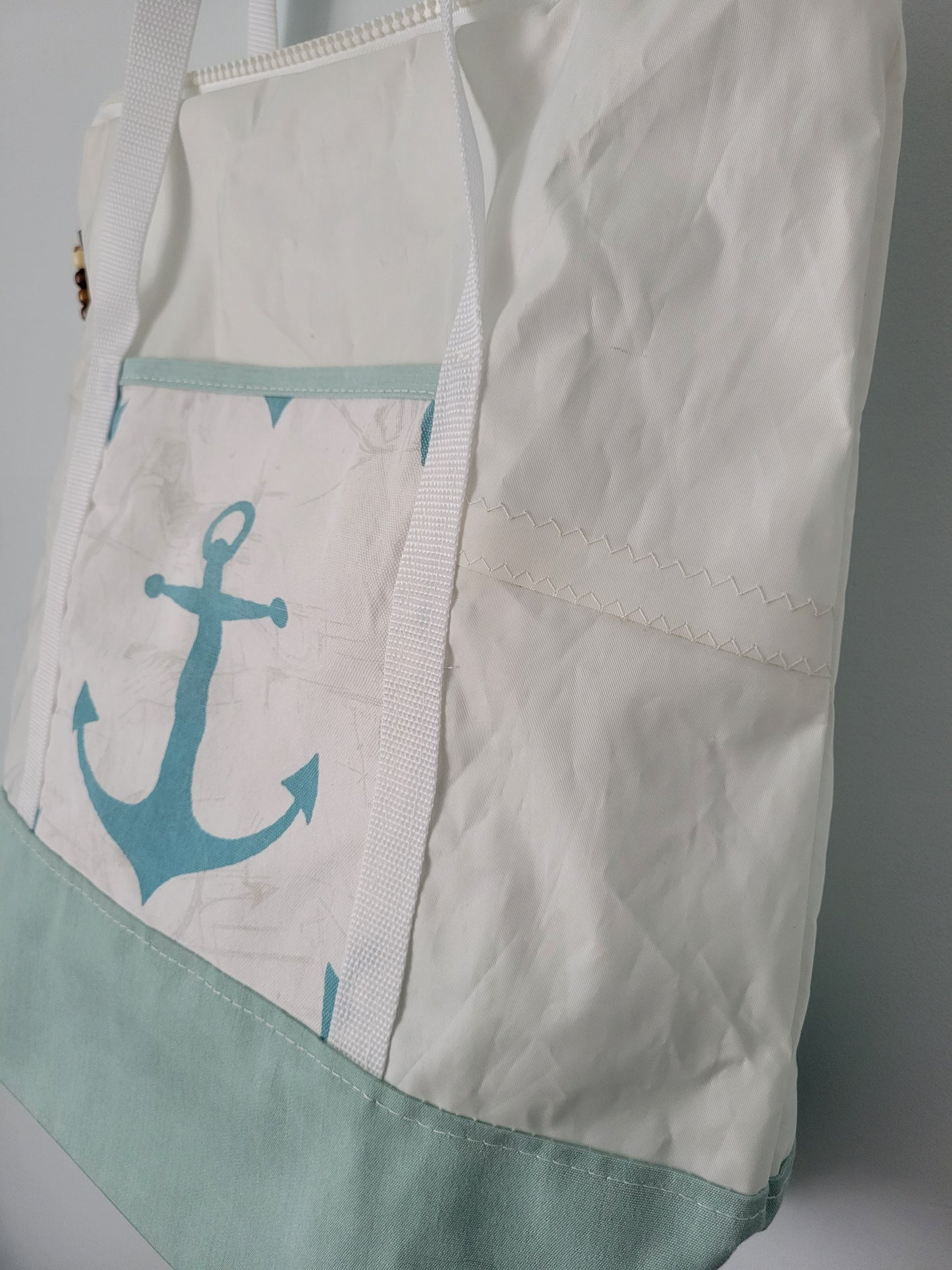 Recycled Sail Tote Bag : Anchor