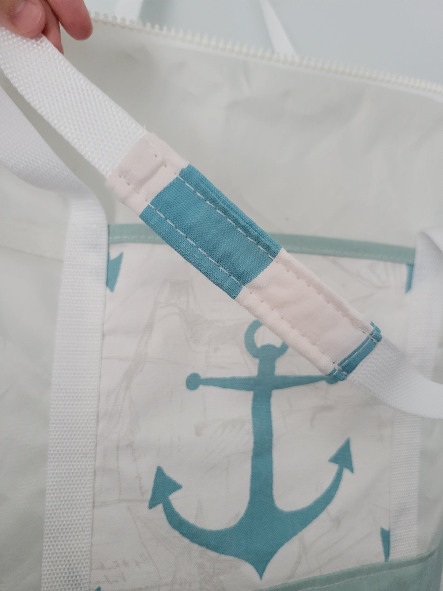 Recycled Sail Tote Bag : Anchor