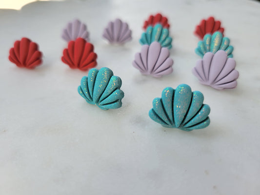 Seashell Studs: Multiple Options