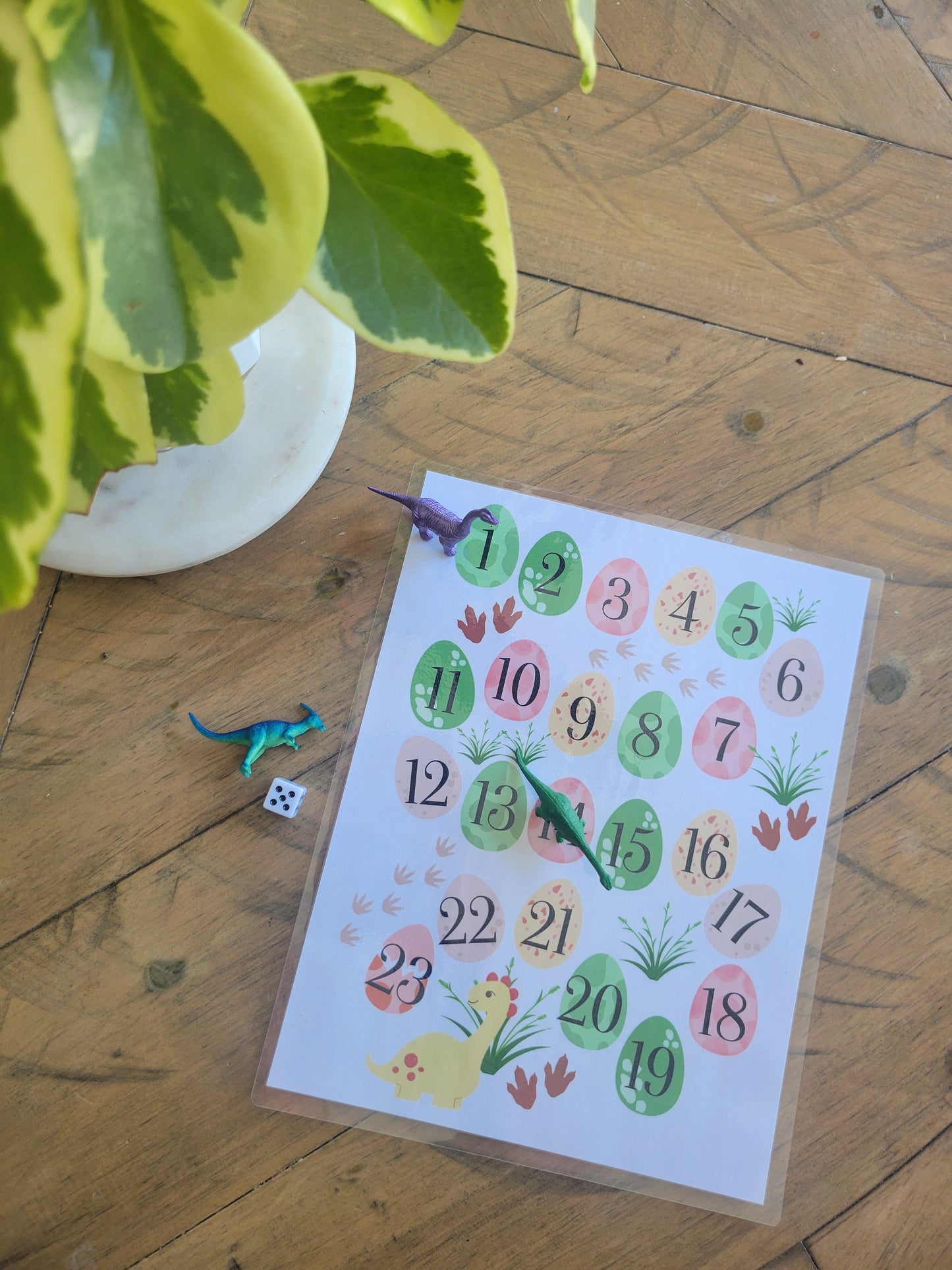 Free Printable : Dinosaur Counting Game