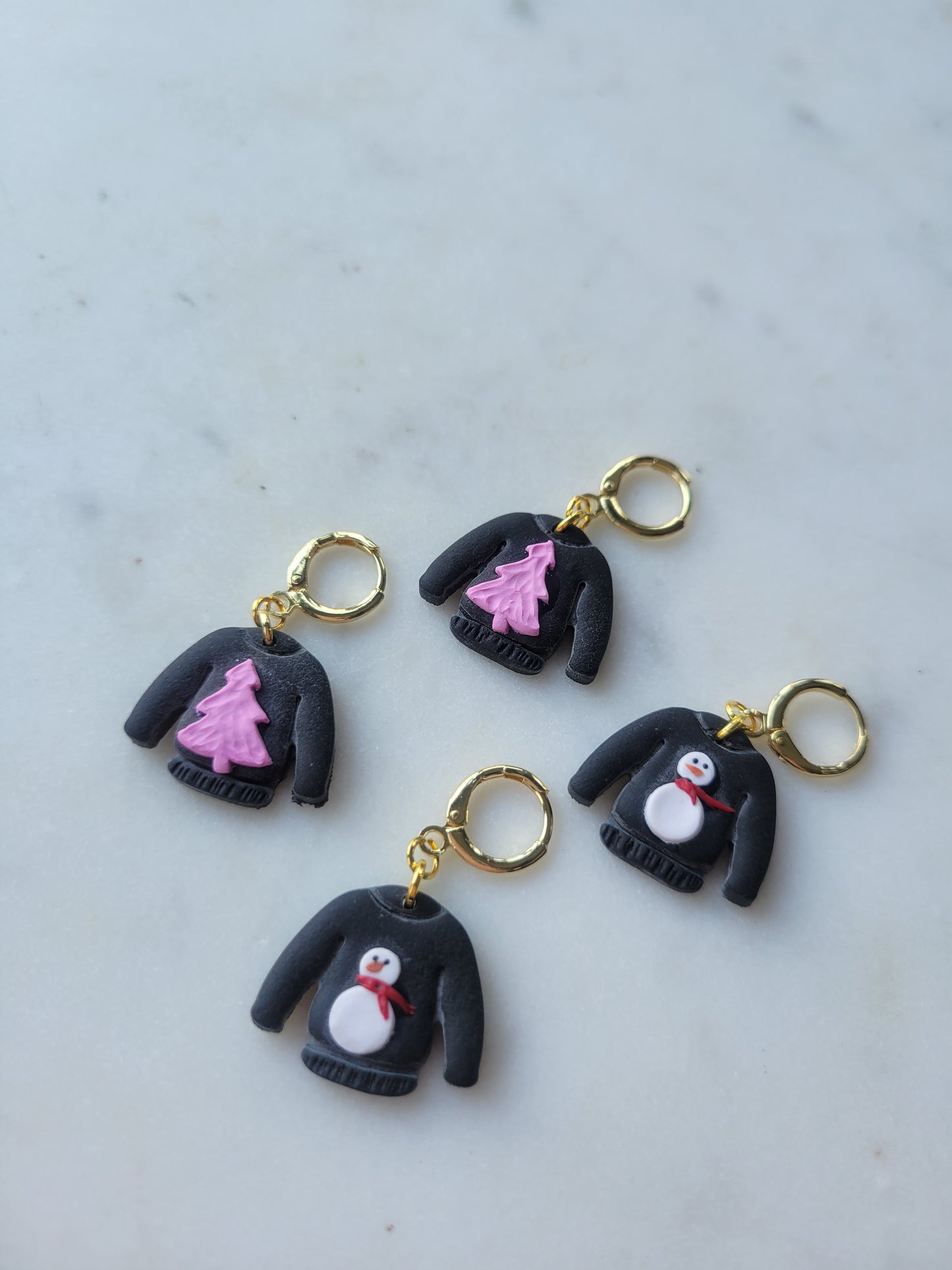 Sweater Weather Huggies: Pink Tree