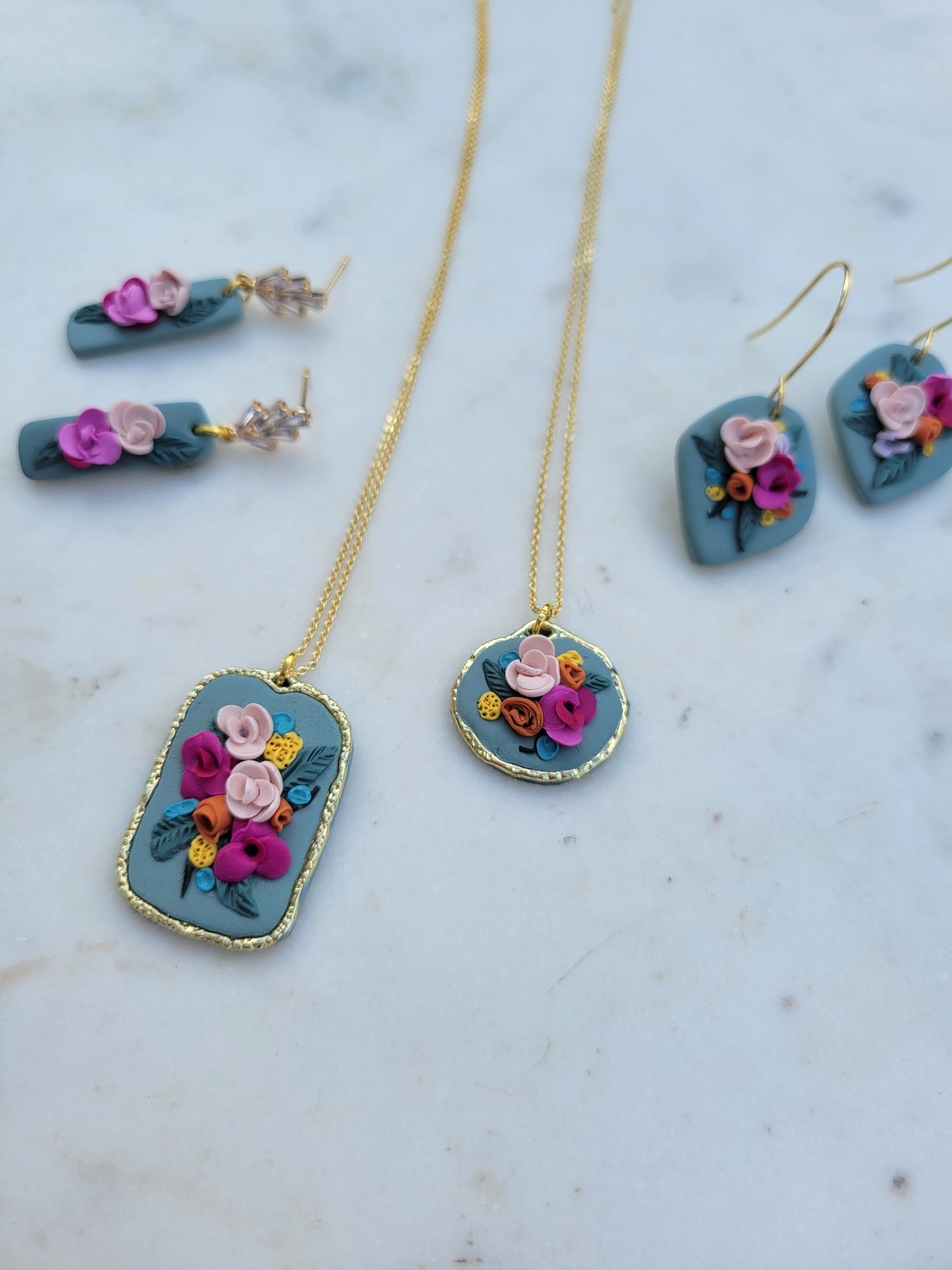 Necklace: Sage Bouquet [Very Limited]