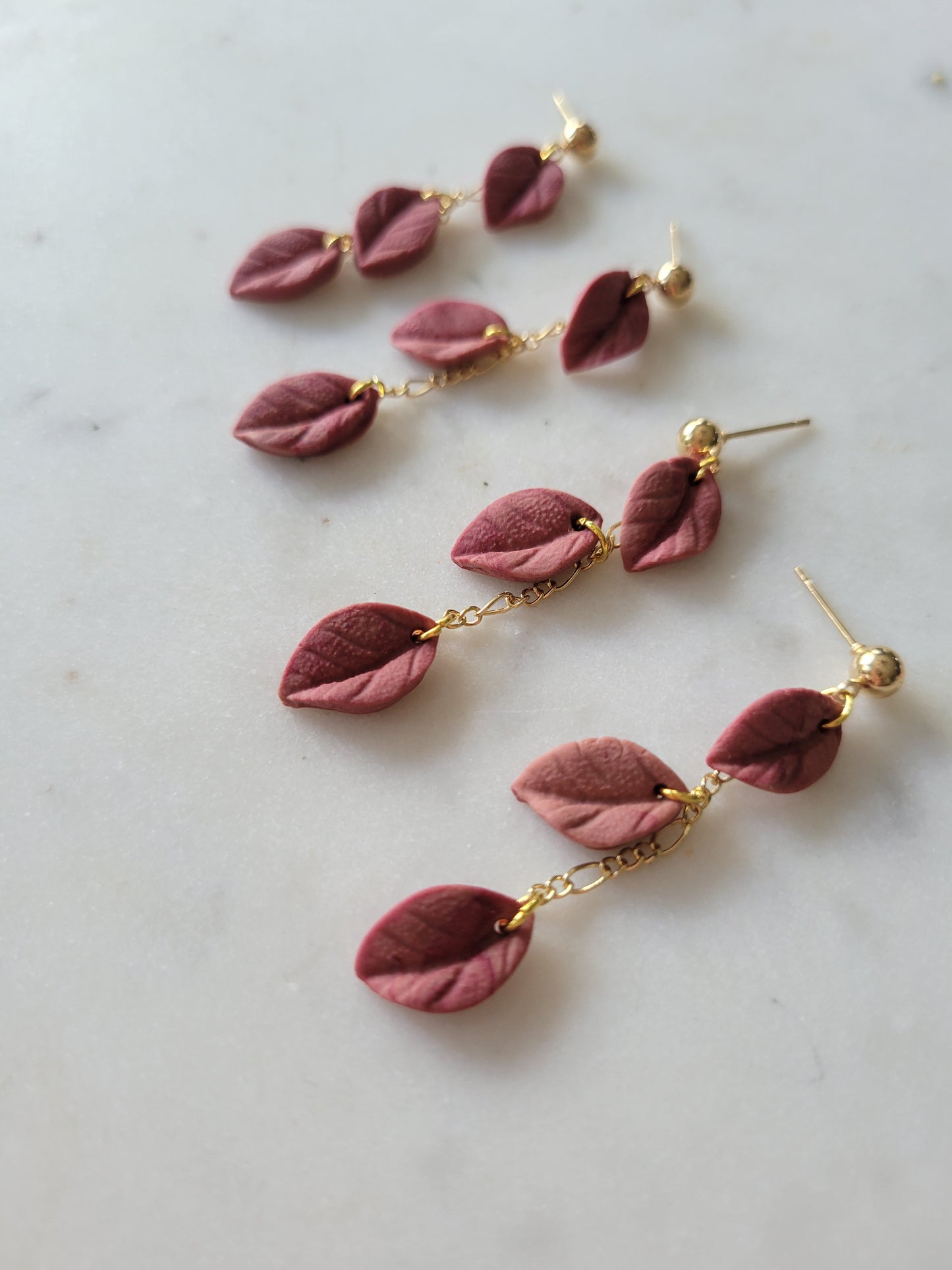 Leaf Drop Earrings : Fall Palette