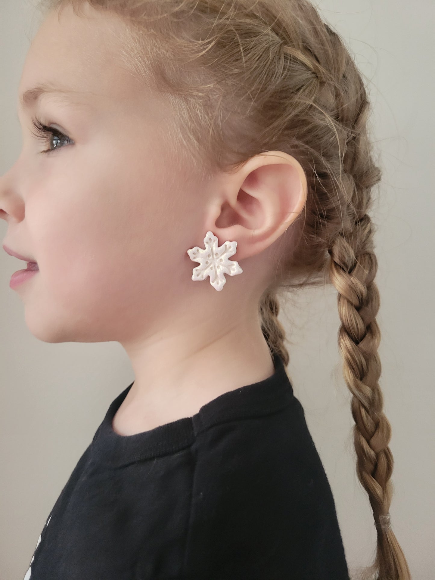 Snowflake Statement Studs