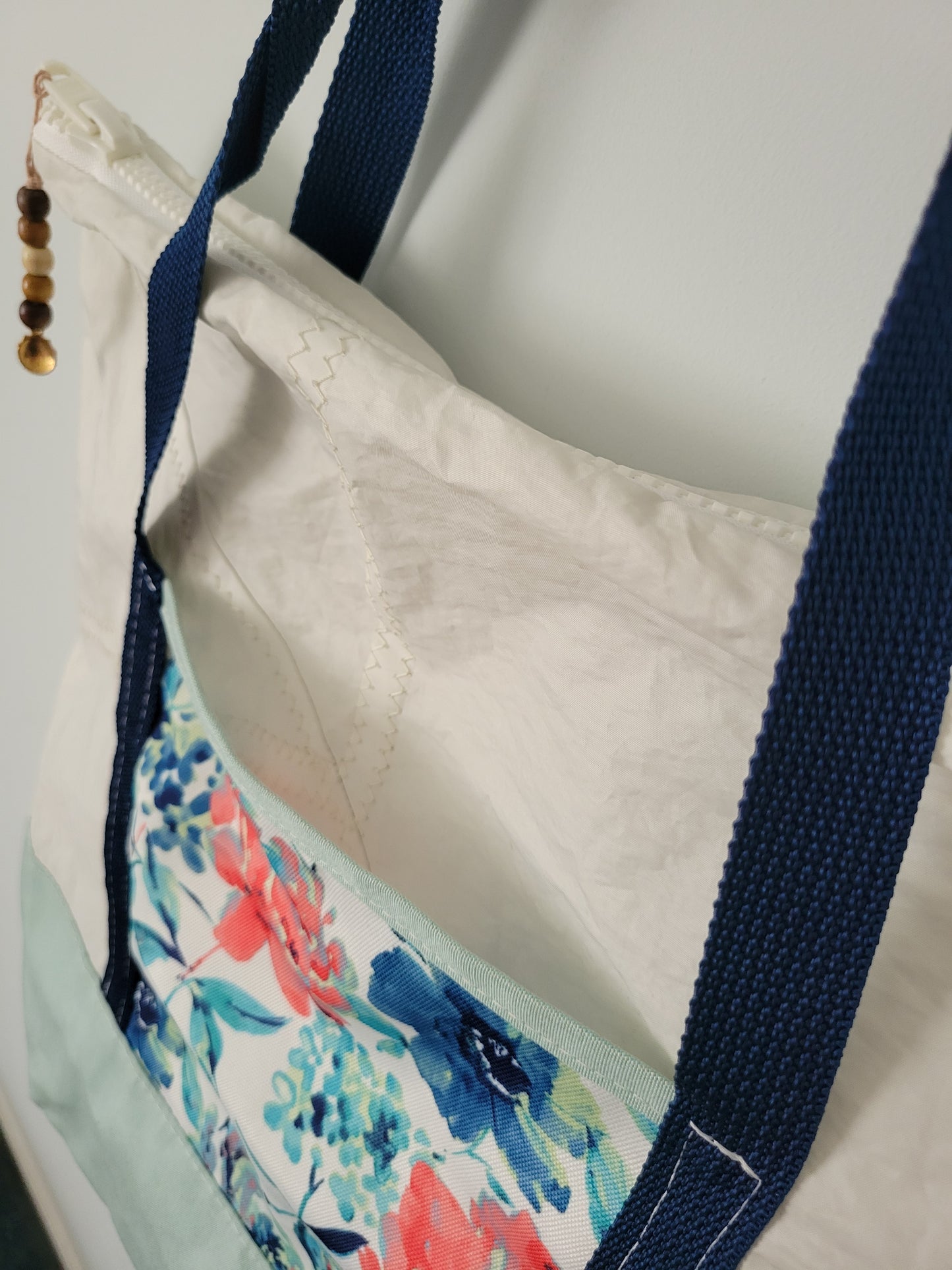 Recycled Sail Tote Bag : Floral